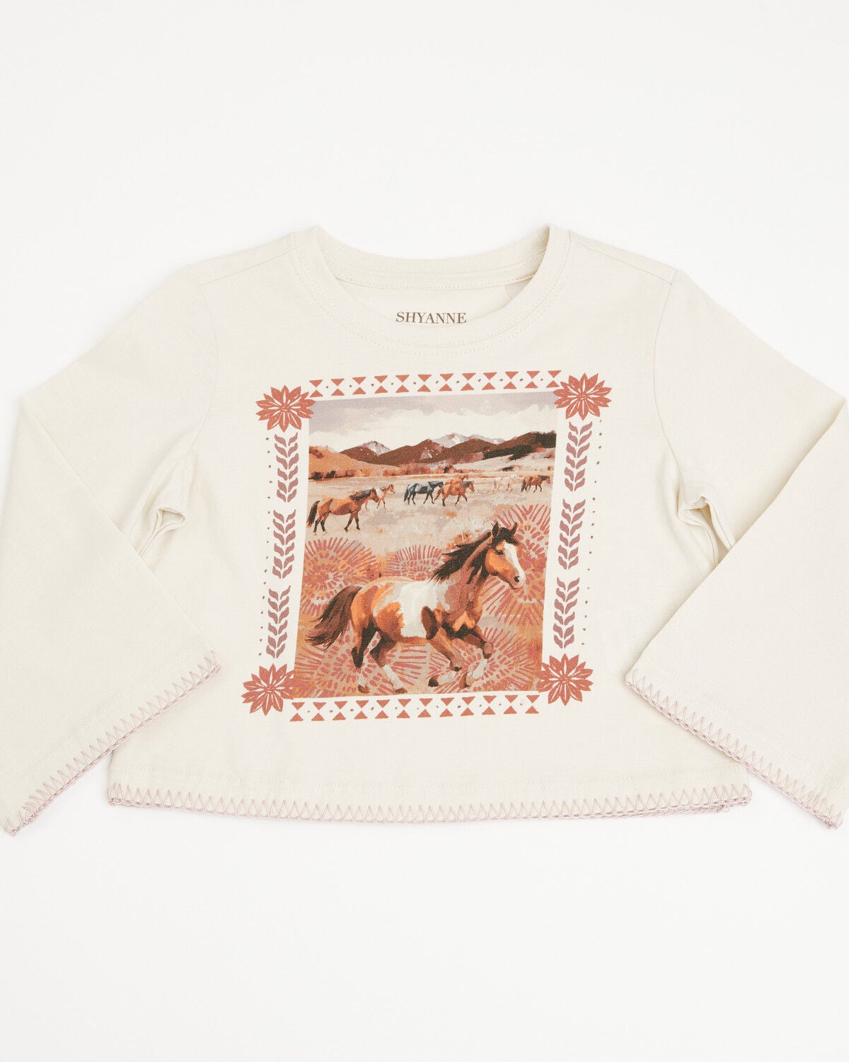 Girls' Shyanne Molly 3/4 Bell Sleeve Graphic Tee