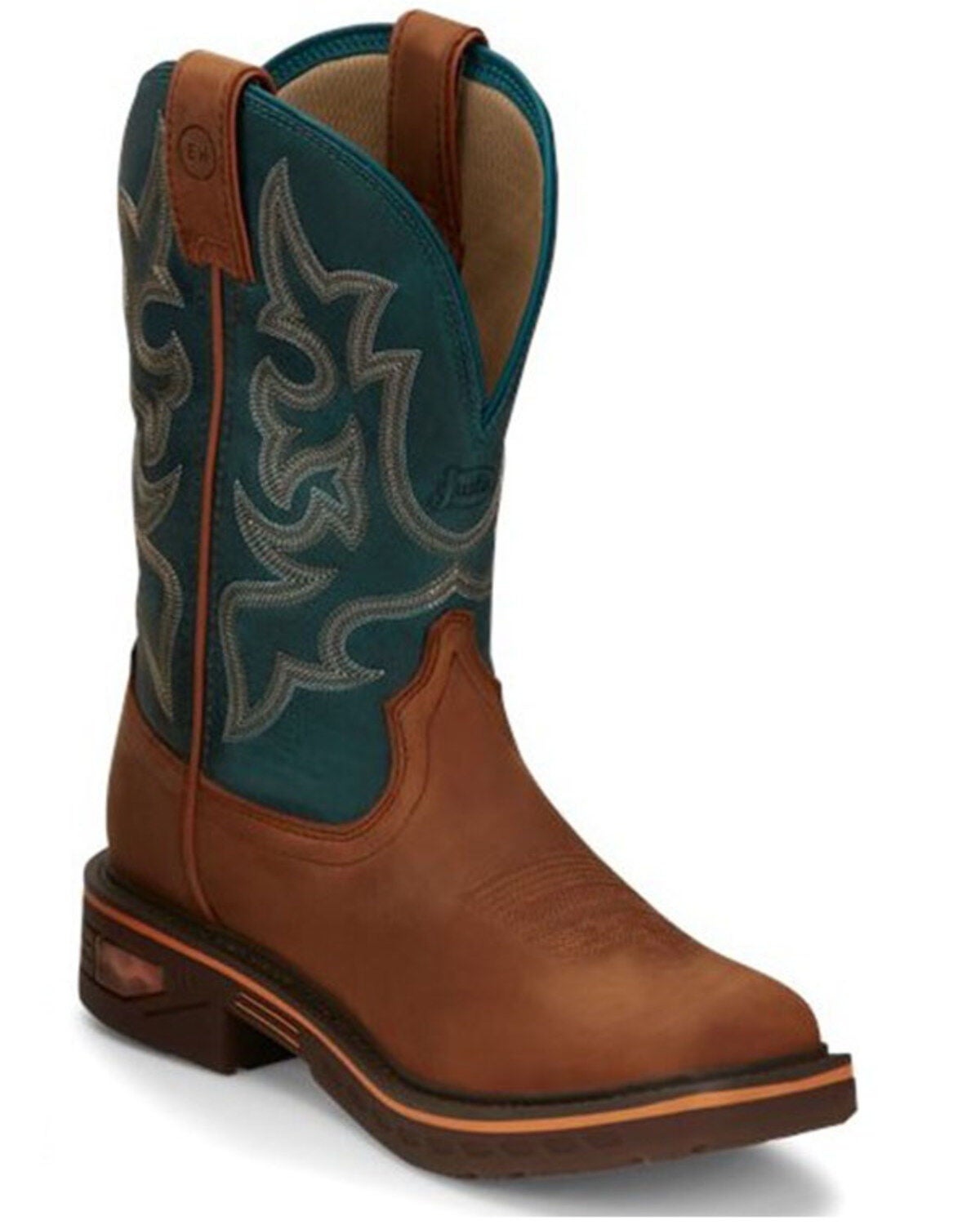 Men's Justin Resistor Western Work Boots - Soft Toe