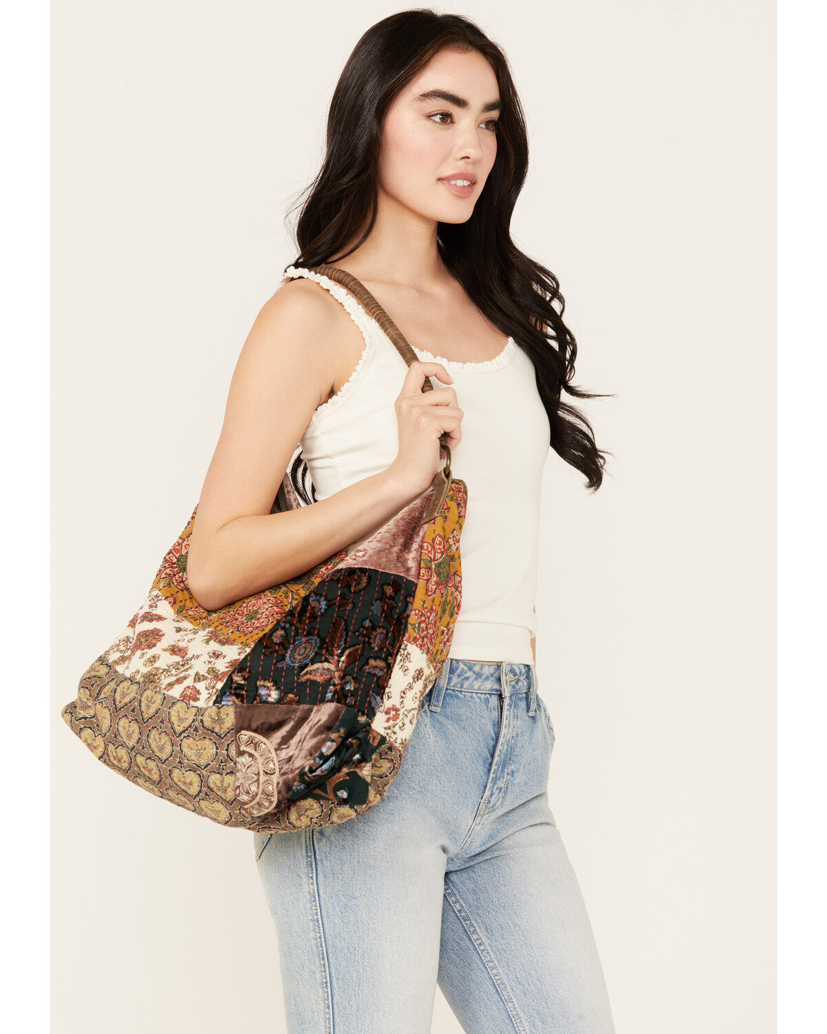 Women's Cleo + Wolf Patchwork Tote