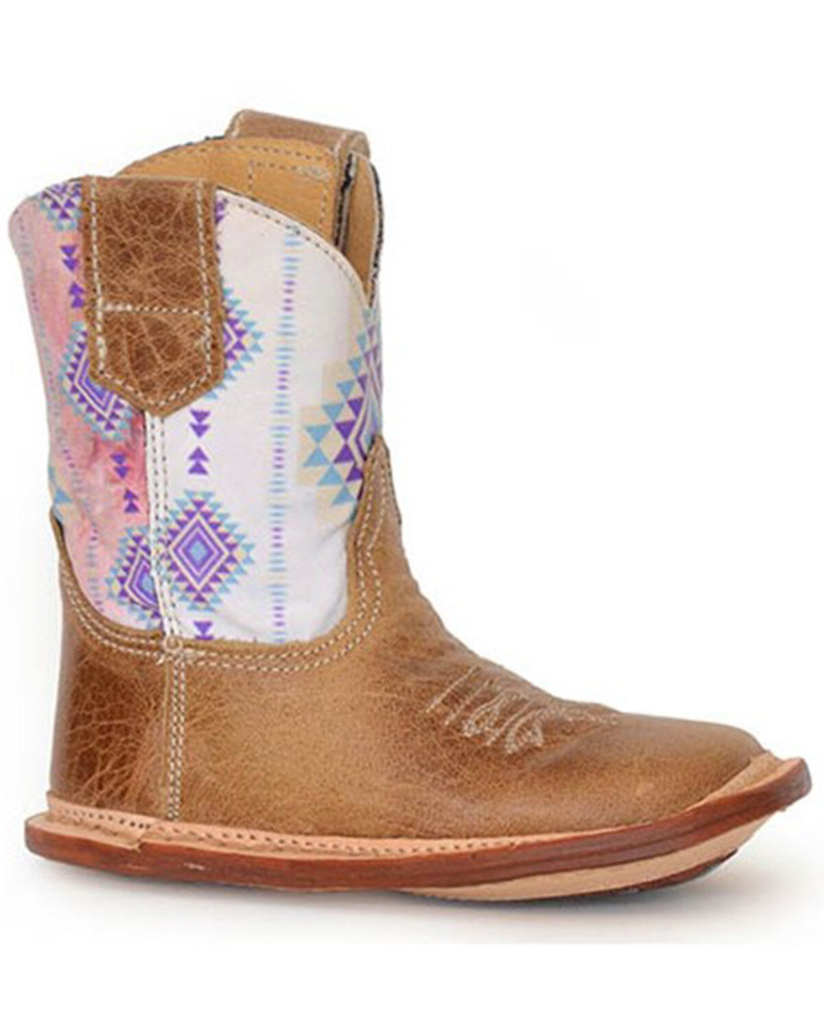 Girls' Roper Infant AZ Southwestern Western Boots - Square Toe