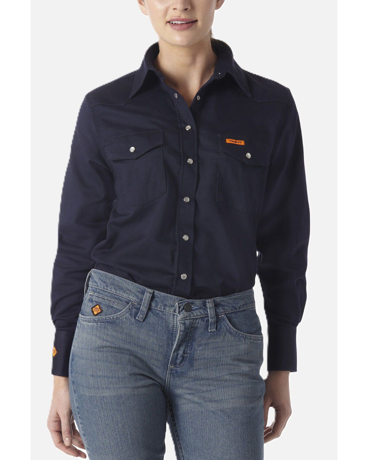 Women's Wrangler FR Long Sleeve Snap Work Shirt