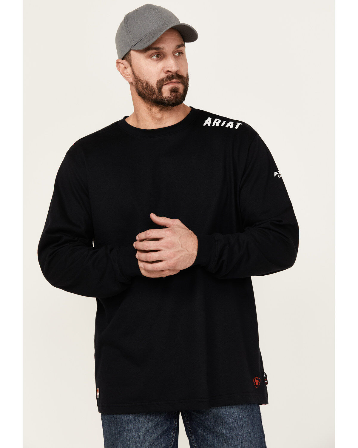 Men's Ariat FR Work Hard Live Free Long Sleeve T-Shirt