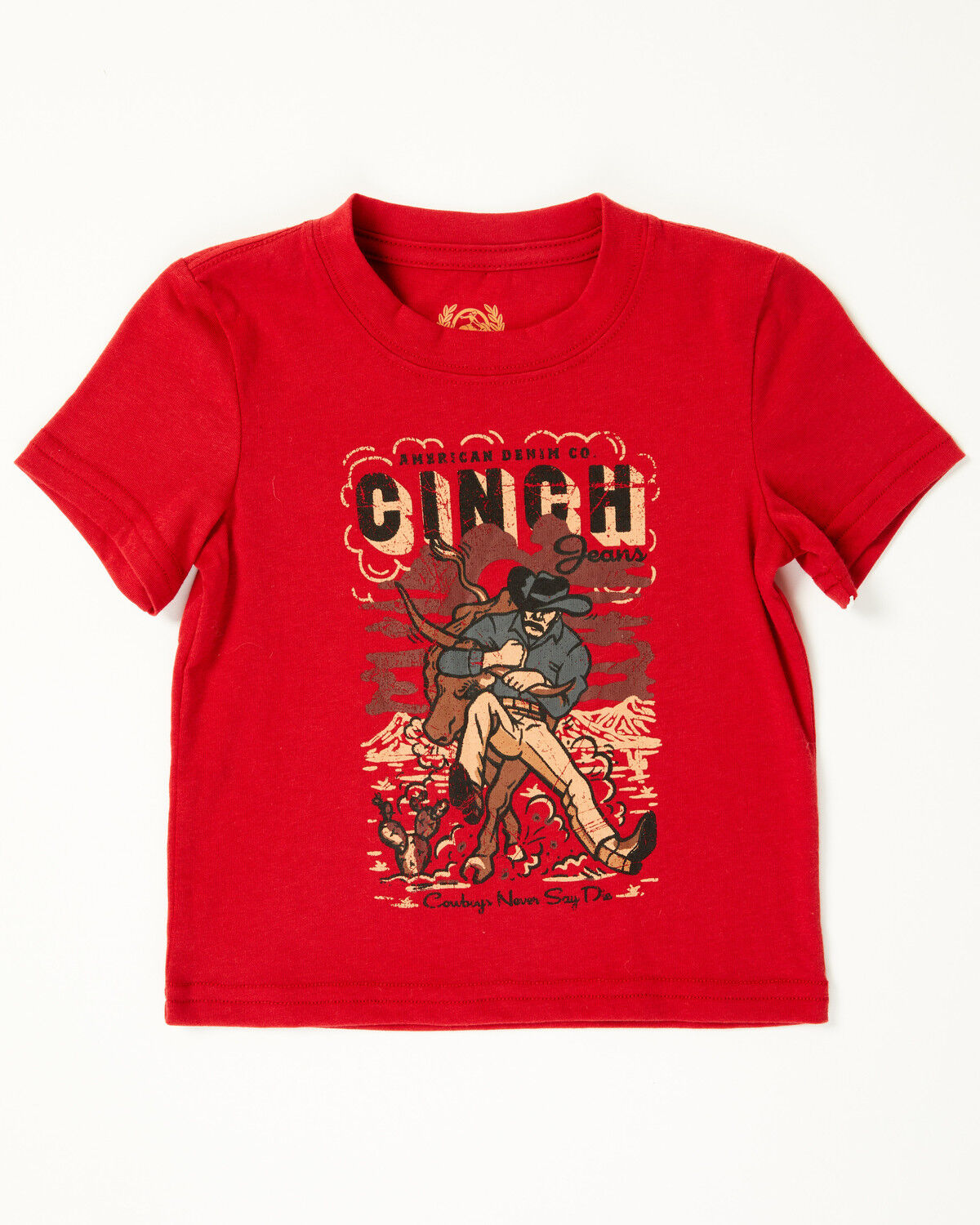 Boys' Cinch Infant Cowboy Logo Short Sleeve Graphic T-Shirt