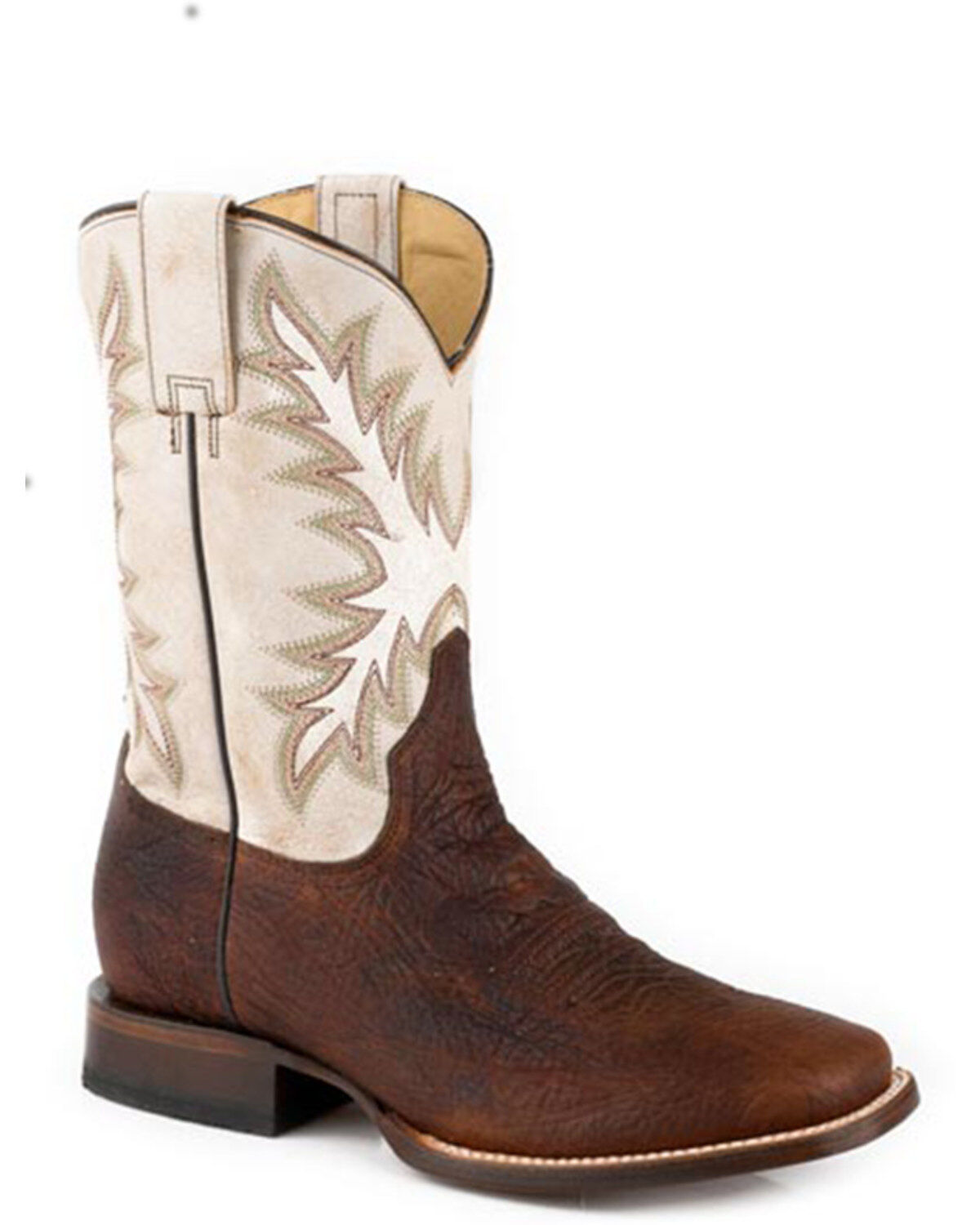 Men's Stetson Cole Western Boots - Broad Square Toe