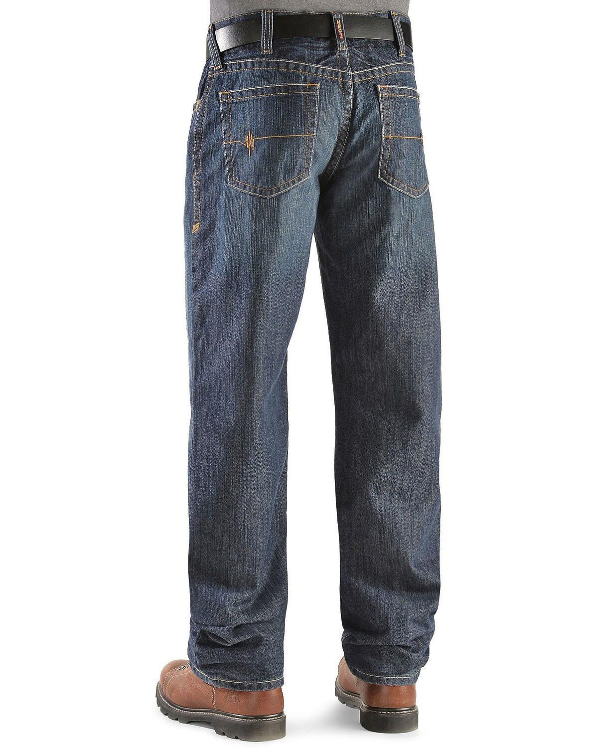 Men's Ariat FR Loose Fit Shale Work Jeans - Big