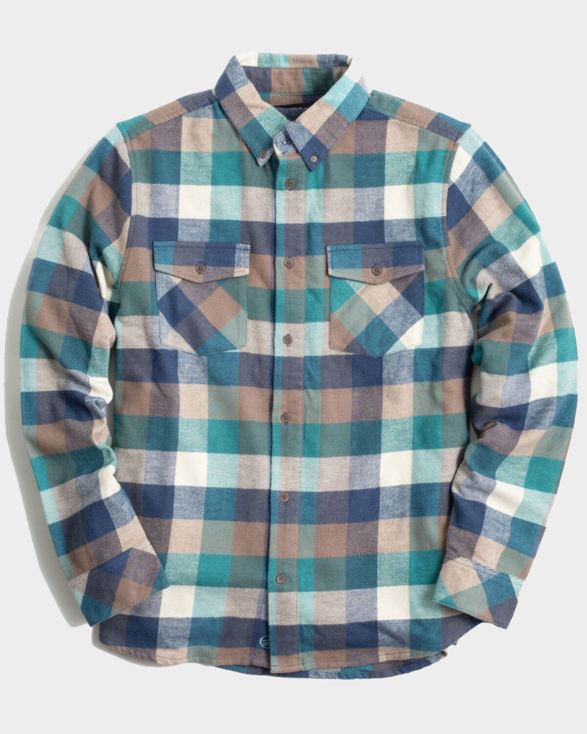 Men's United By Blue Brownstone Responsible Striped Long Sleeve Wester