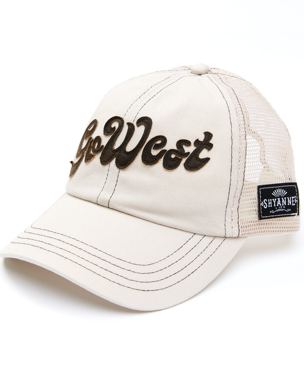 Women's Shyanne Go West Embroidered Mesh-Back Ball Cap
