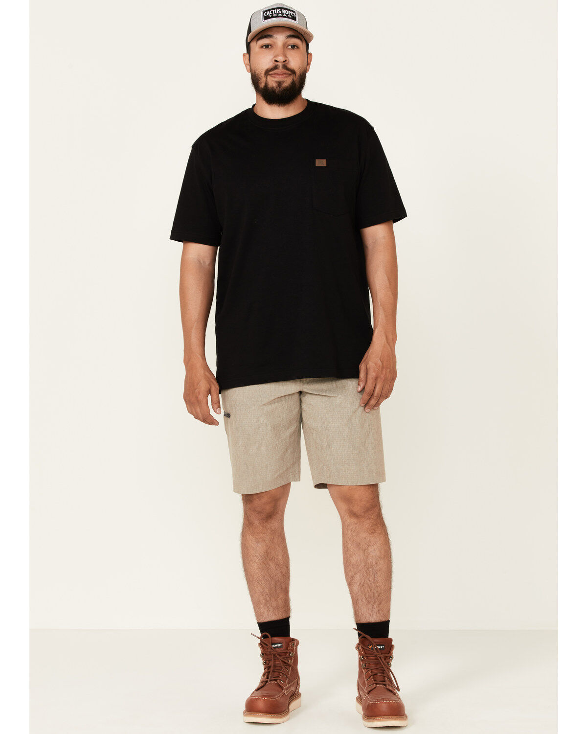 Men's Flag & Anthem Mini Stripe Made Flex Hybrid Shorts