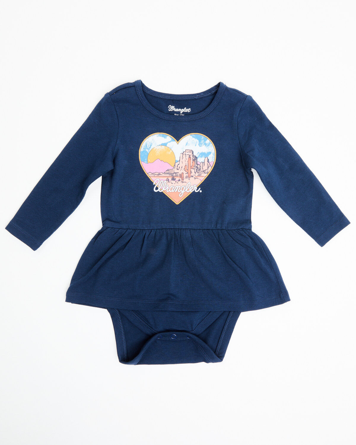 Girls' Wrangler Infant Scenic Graphic Long Sleeve Onesie