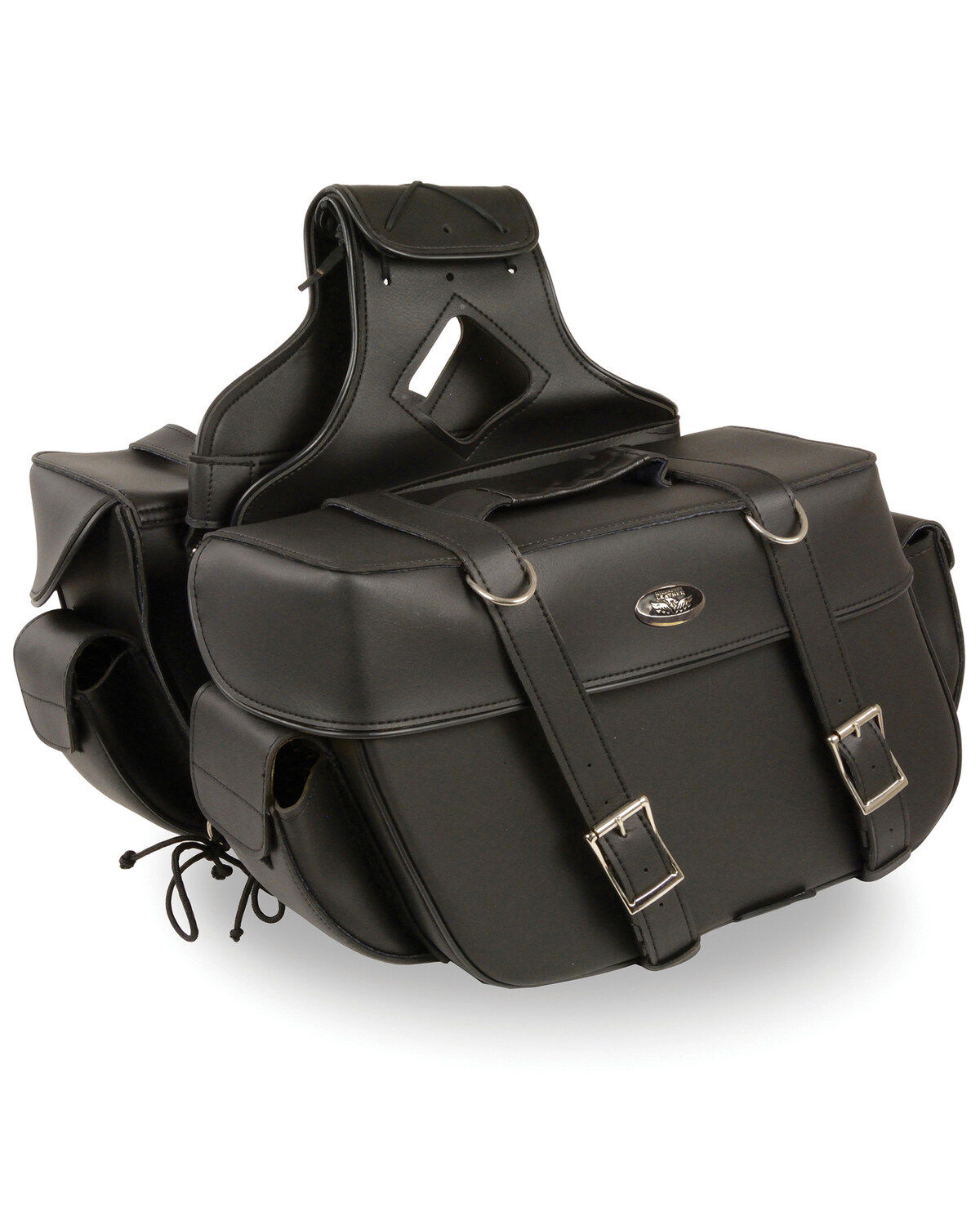Milwaukee Leather Large Zip-Off Throw Over Saddle Bag