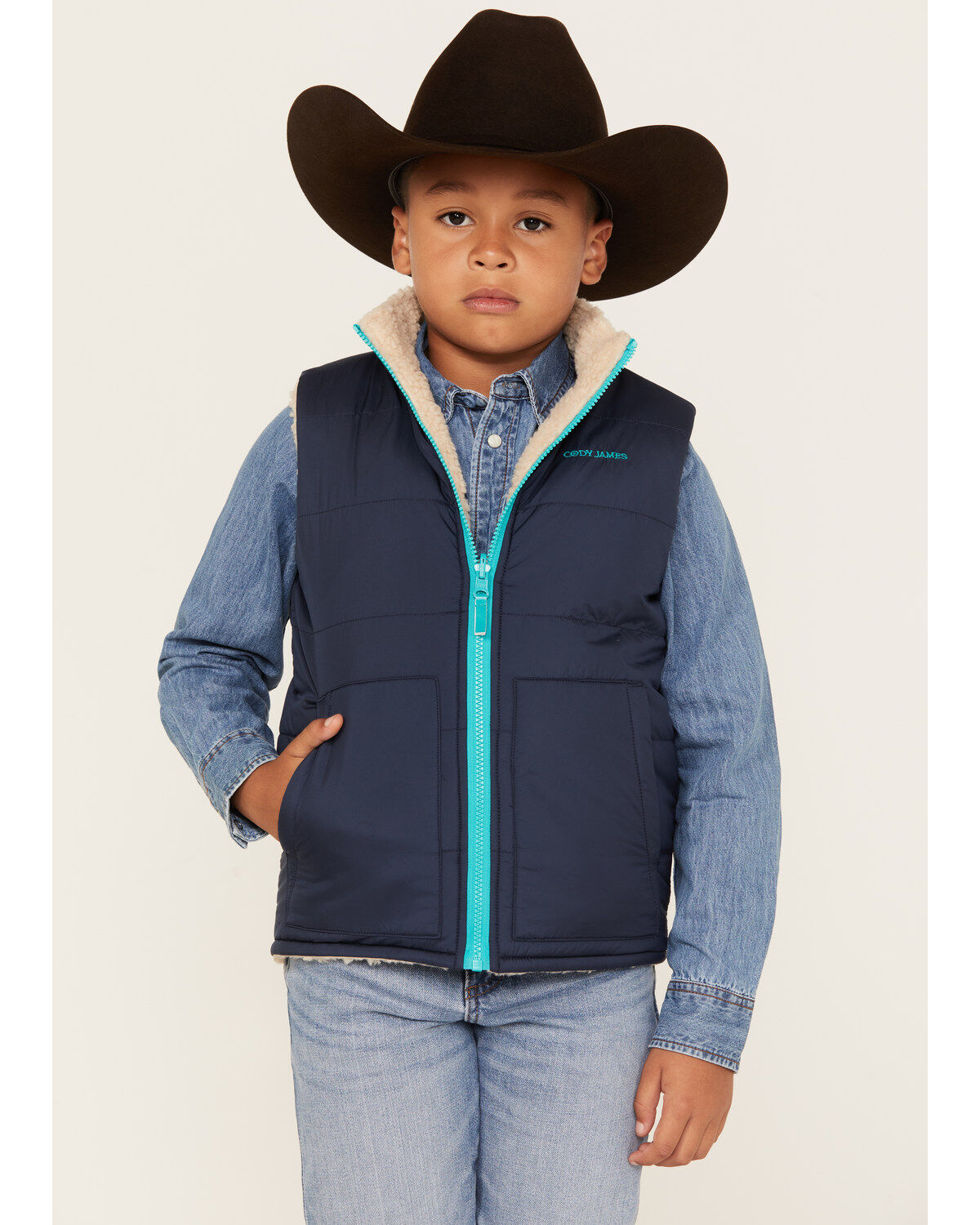 Boys' Cody James Reversible Puffer Vest
