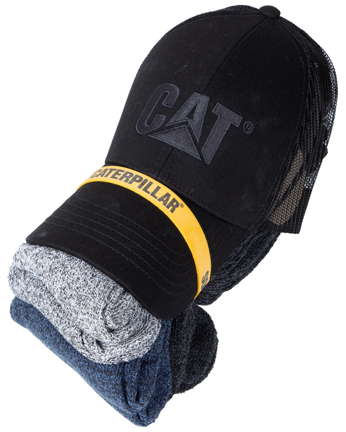 Men's CAT Workwear Assorted Solid Cap Sock Bundle