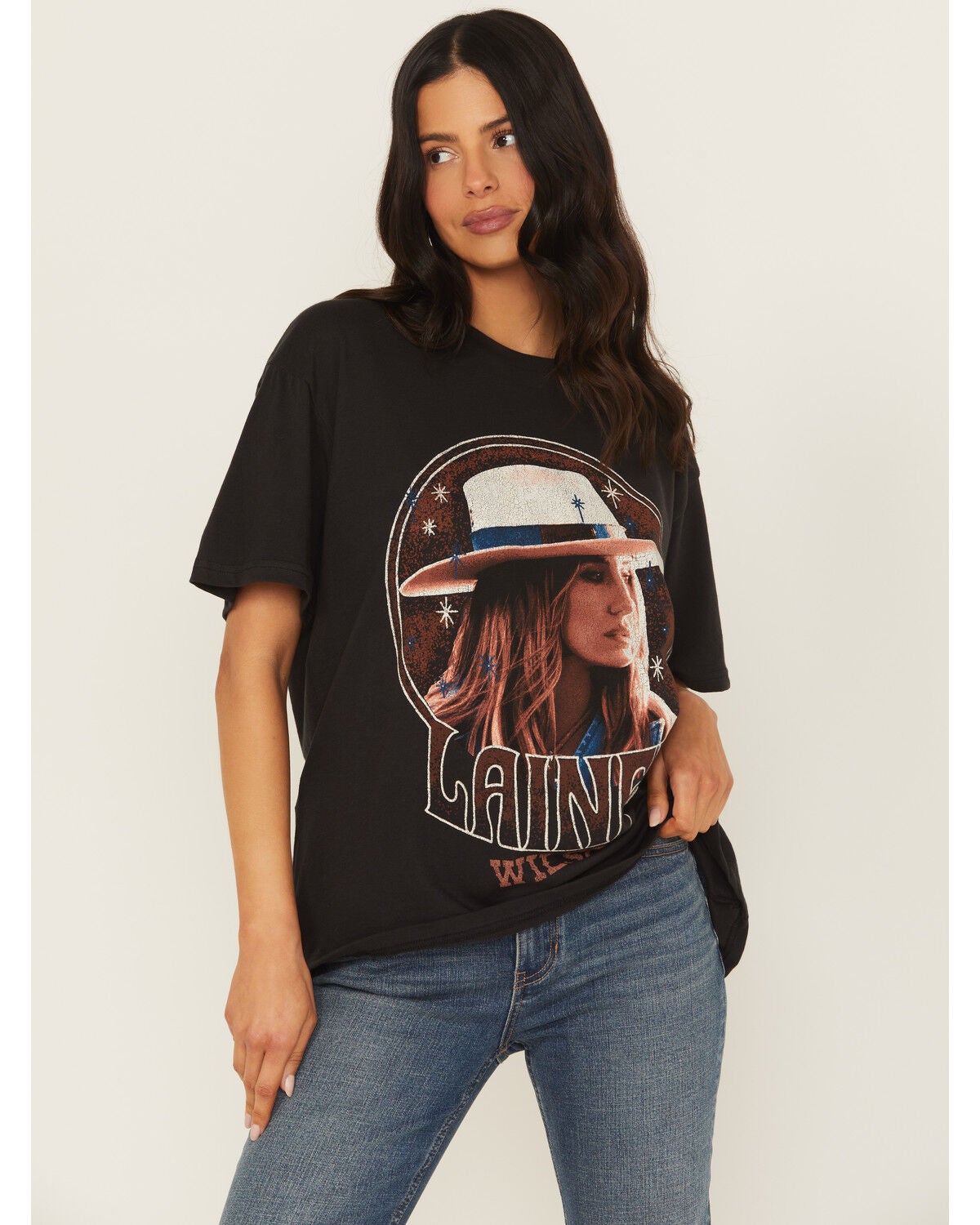 Women's Wrangler X Lainey Wilson Studded Girlfriend Short Sleeve Graph