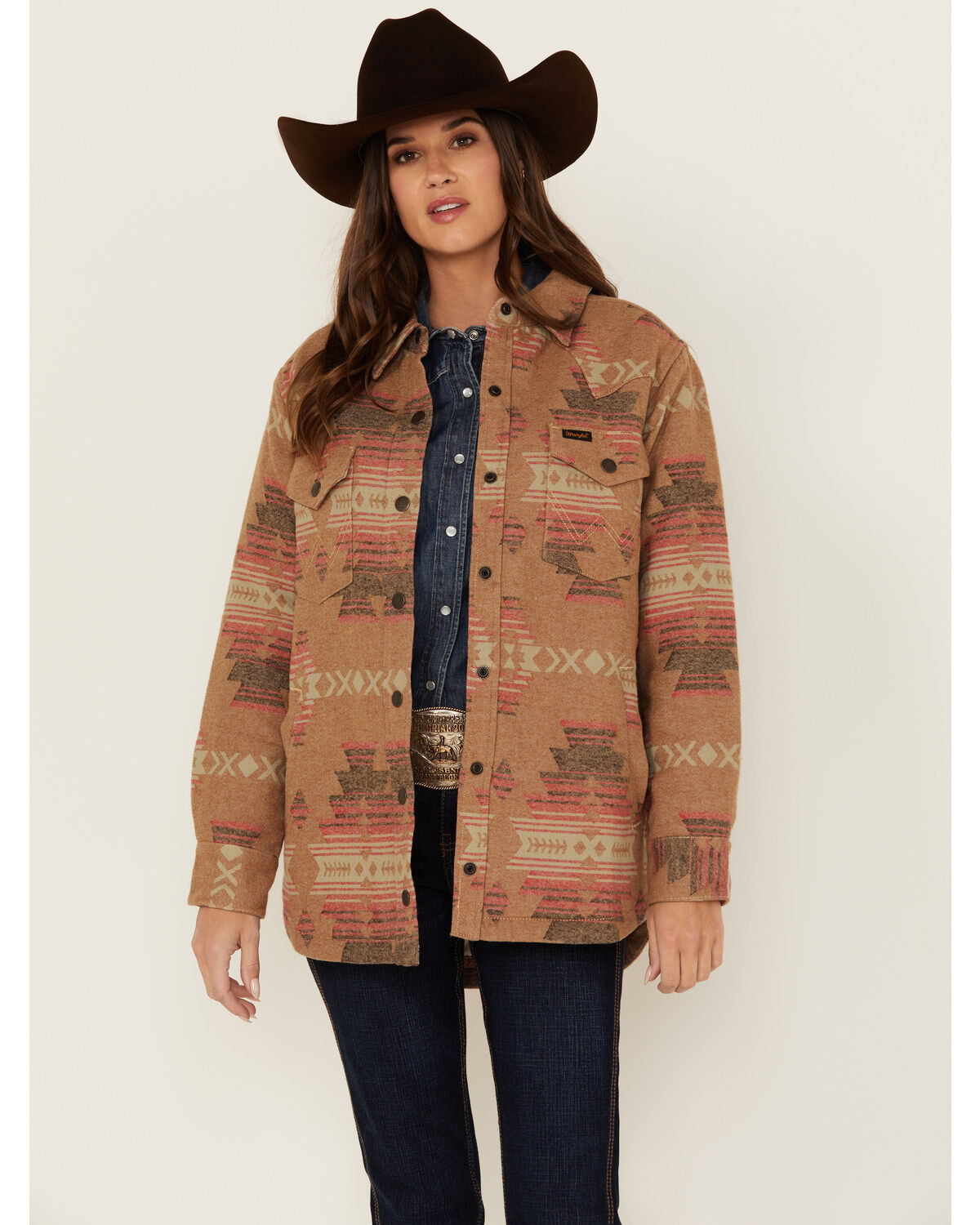 Women's Wrangler Retro Southwestern Shacket
