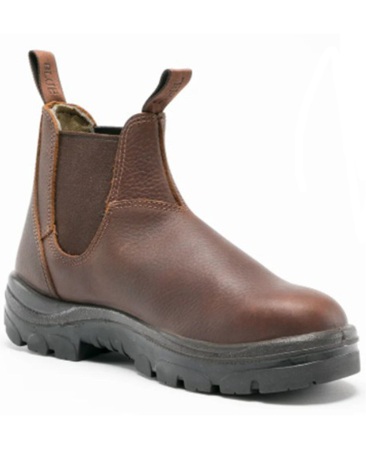 Men's Steel Blue 6" Hobert Pull On Work Boots - Steel Toe