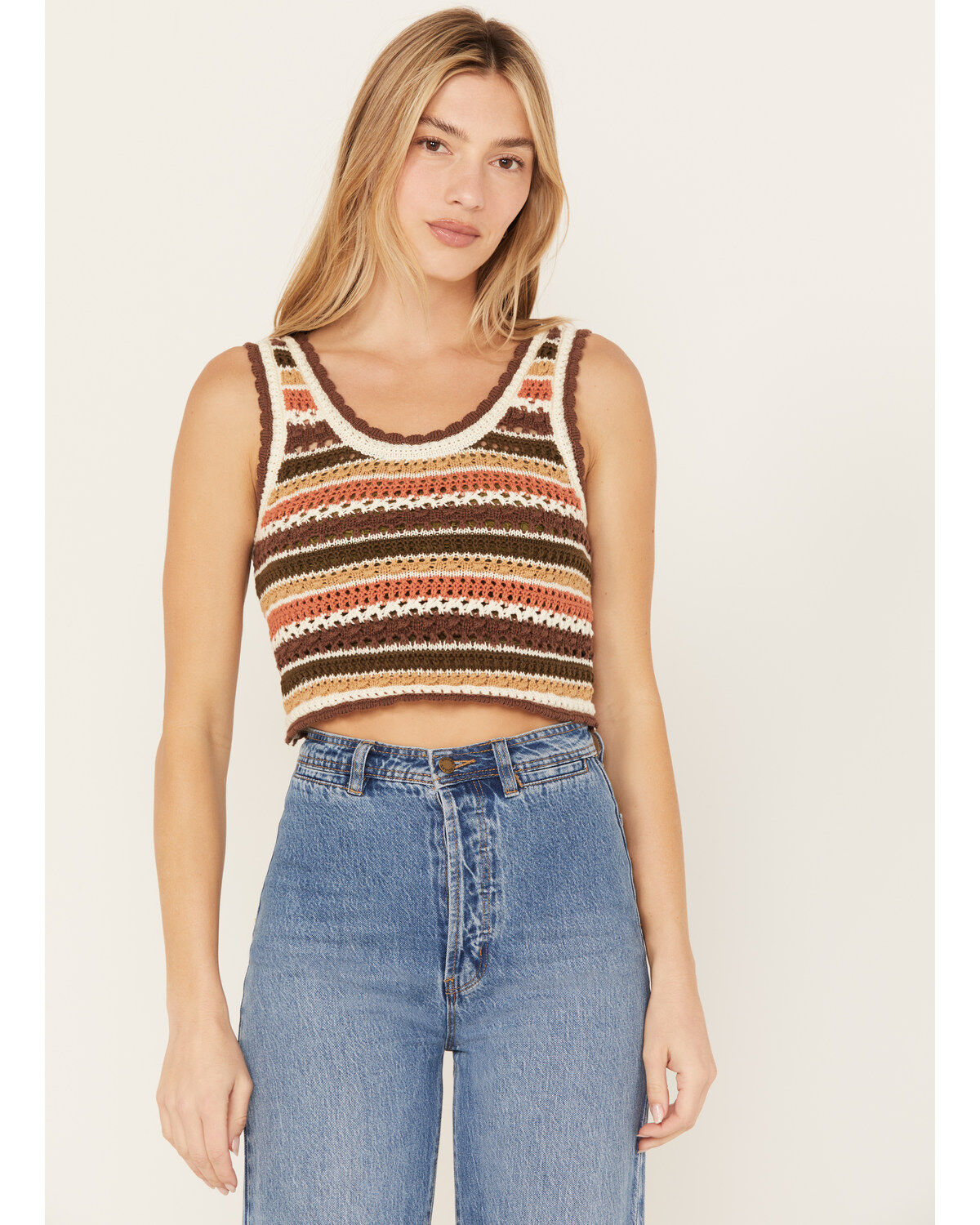 Women's Shyanne Striped Sweater Tank