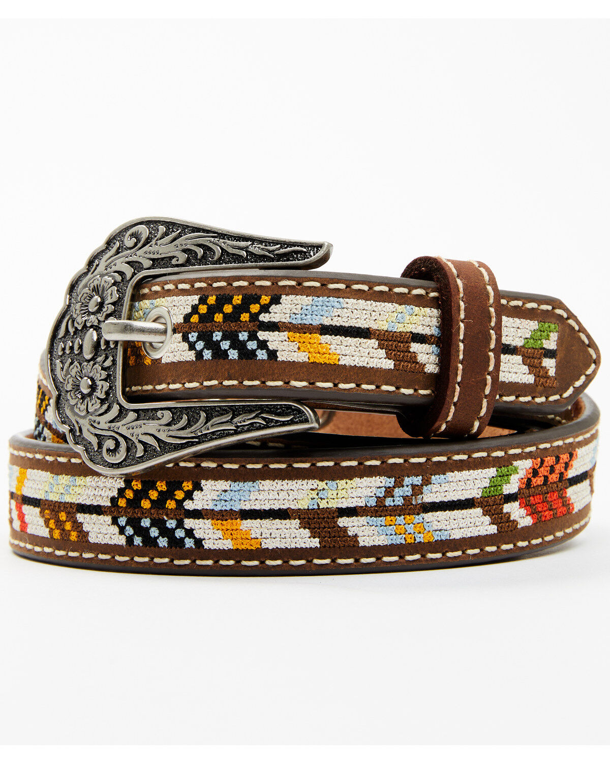 Women's Roper Embroidered Arrow Belt