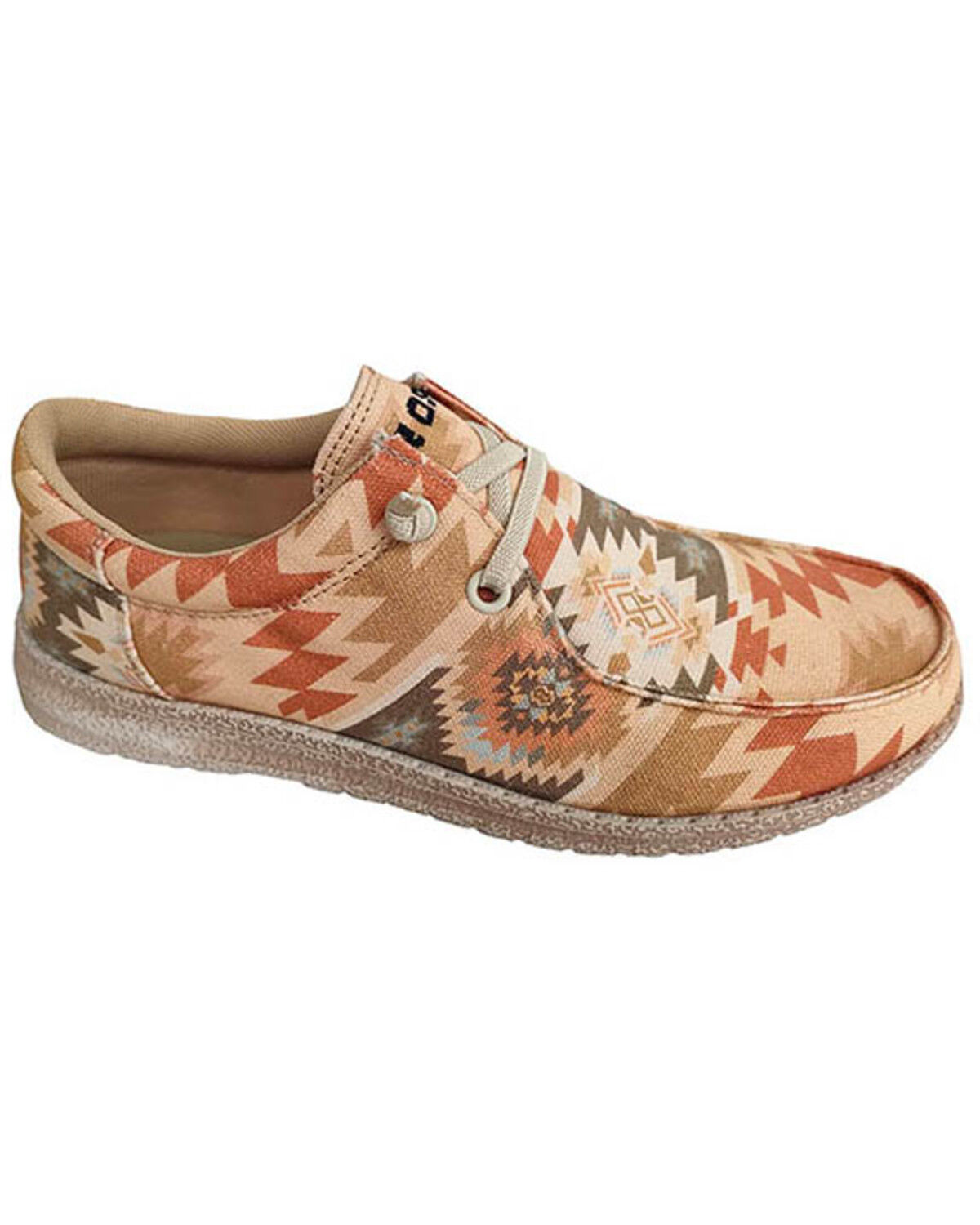 Women's Roper Hang Loose Southwestern Print Casual Shoes - Moc Toe
