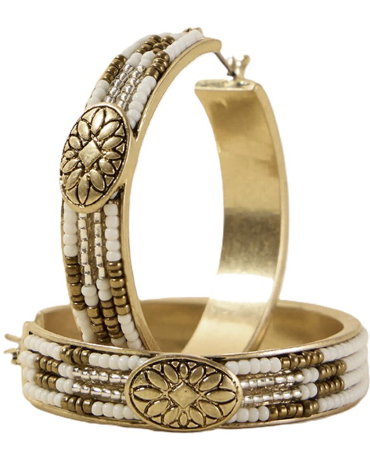 Women's Lainey Wilson Beaded Hoop Earrings