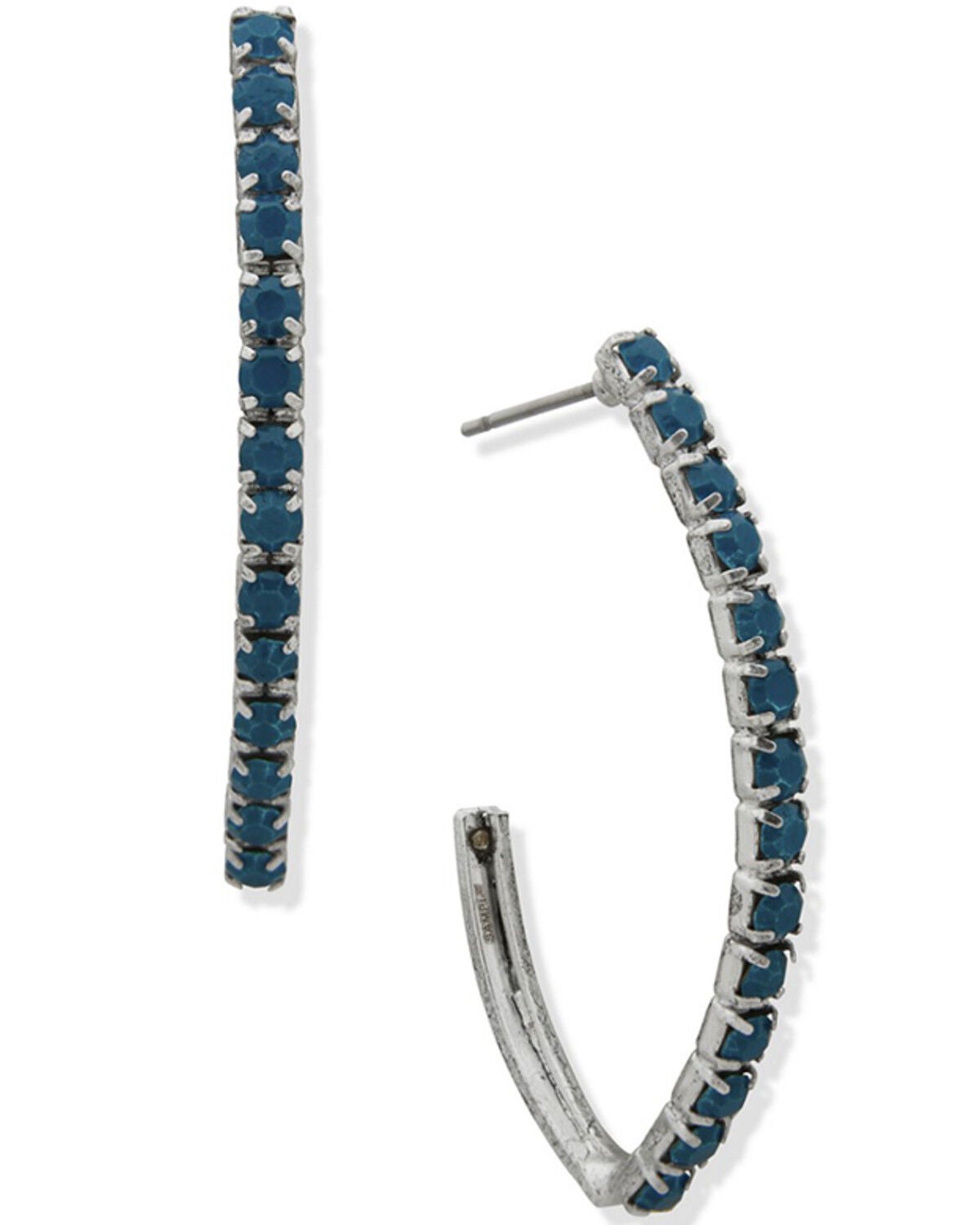 Women's Lainey Wilson Stone Pavé C Hoop Earrings