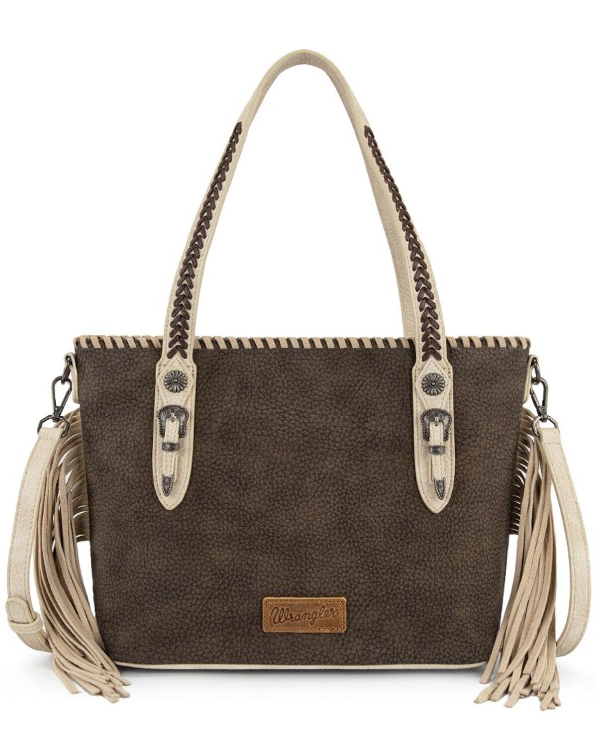Women's Wrangler Braided Tassel Tote Bag
