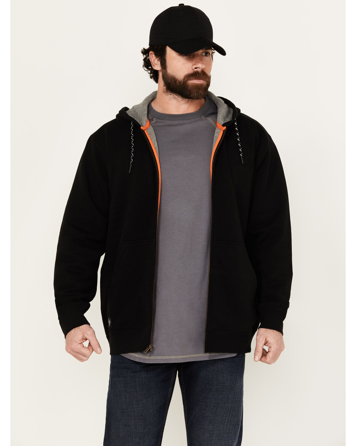 Men's Hawx Zip Front Hooded Zip Jacket - Big