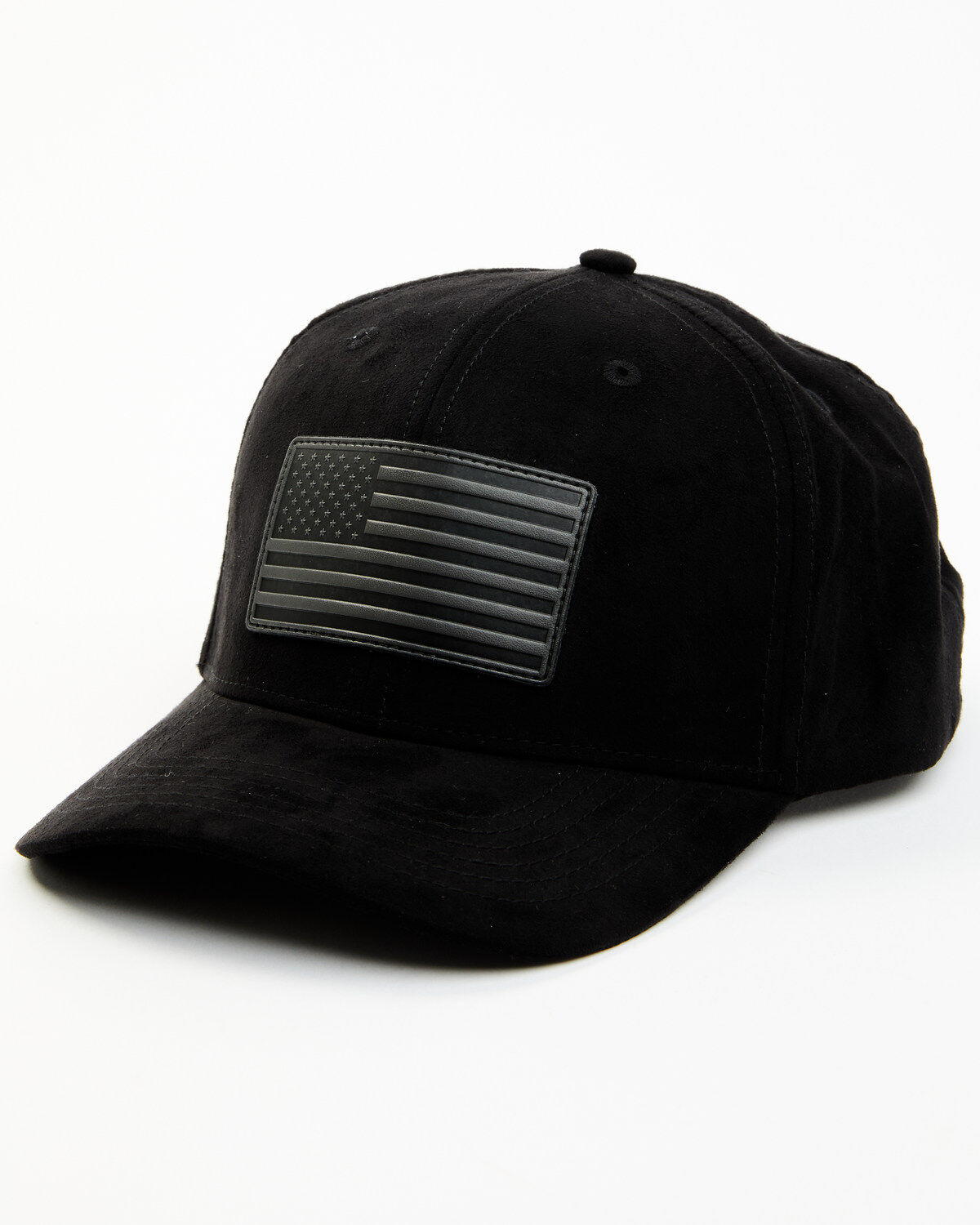 Men's Cody James American Flag Patch Suede Ball Cap