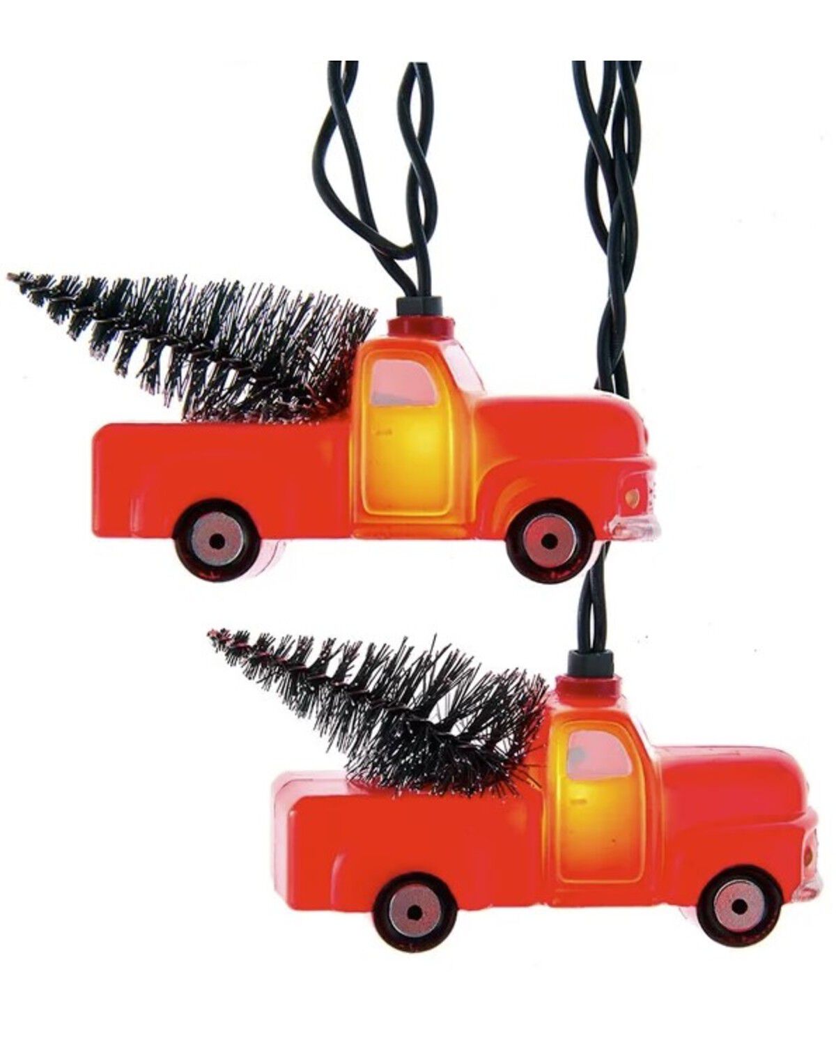 Kurt Adler 9' UL 10L Red Pick-Up Truck Light Set