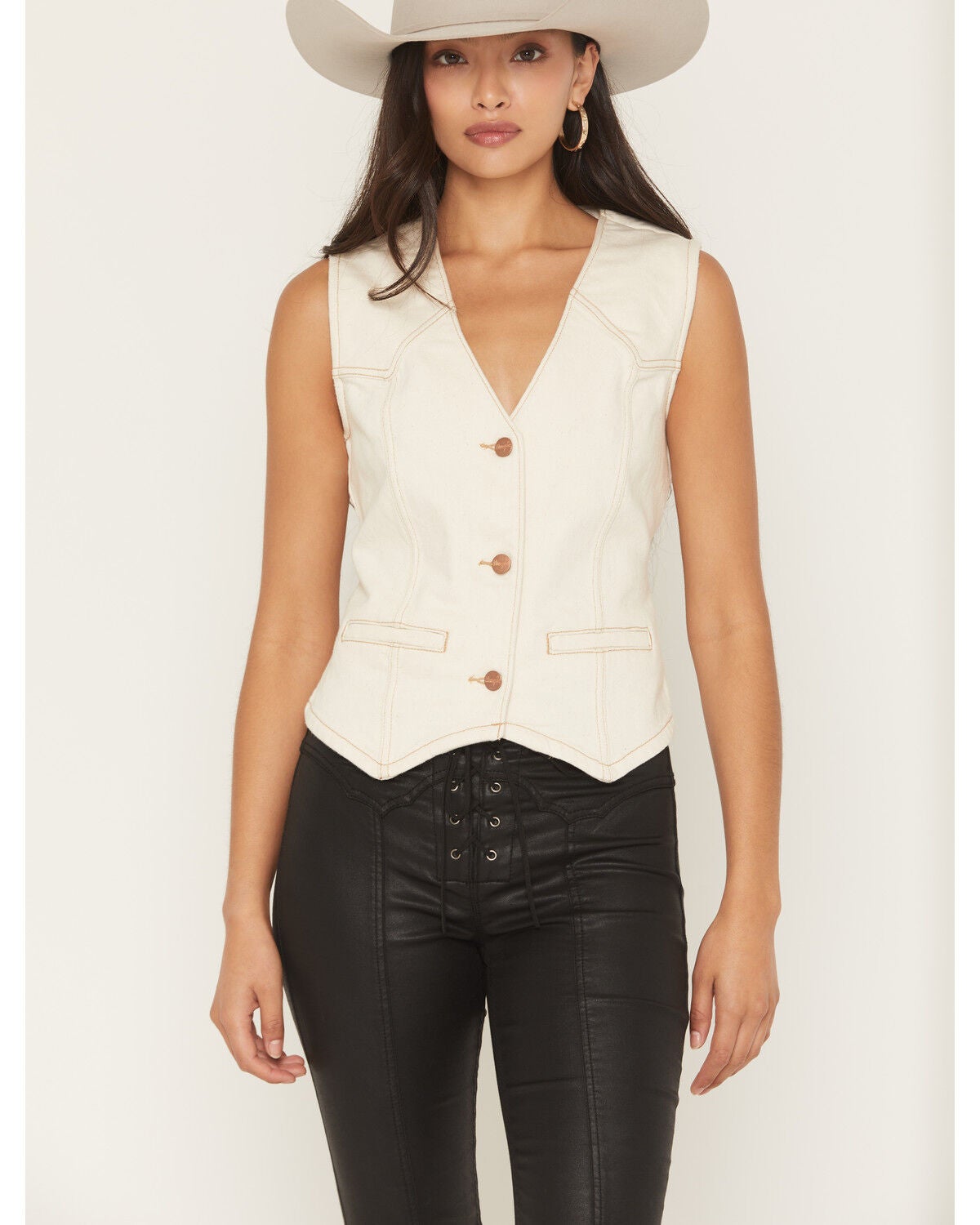 Women's Wrangler Retro Button-Down Denim Vest