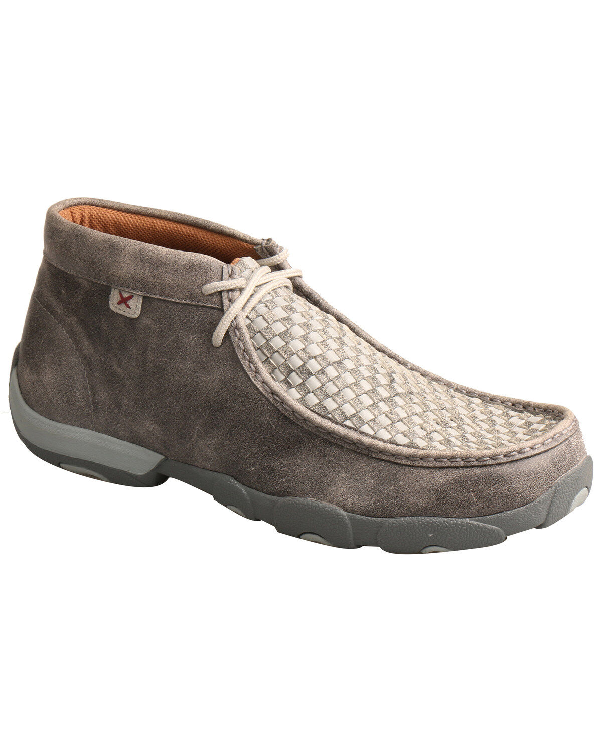 Men's Twisted X Woven Driving Moccasin Shoes - Moc Toe