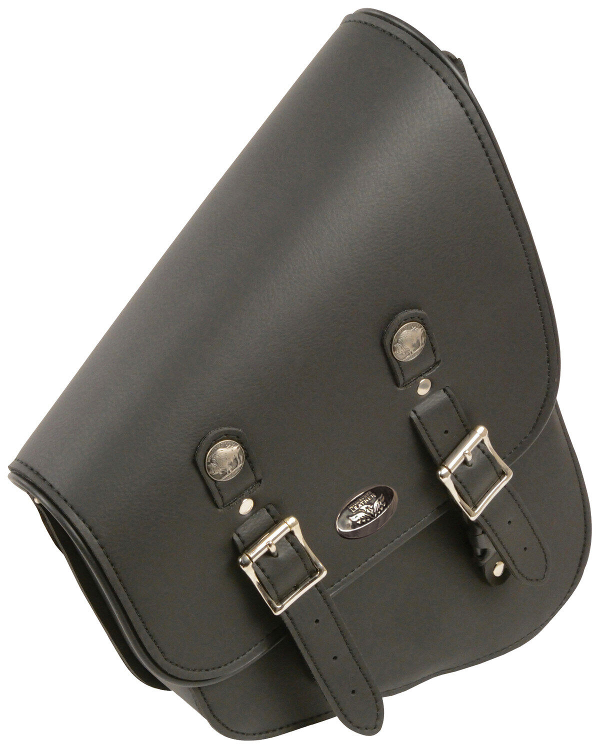Milwaukee Leather Left Side Tall Slanted Swing Arm Bag
