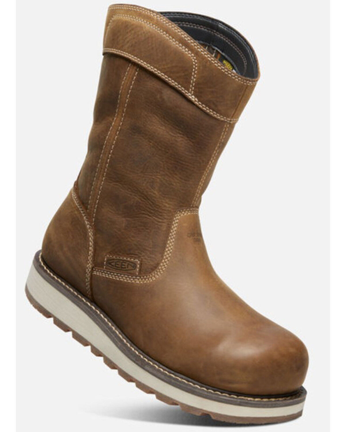Men's Keen Cincinnati Wellington Pull On Work Boots - Carbon Fiber Toe