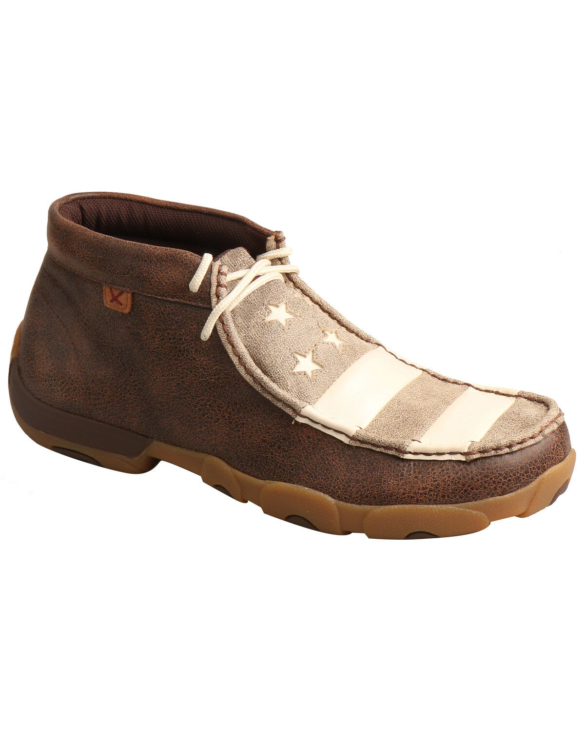 Men's Twisted X Patriotic Driving Moccasin Shoes - Moc Toe