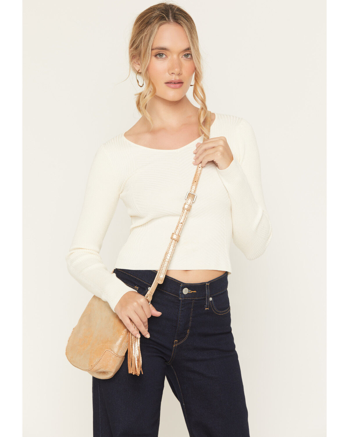 Women's Hobo Lexi Metallic Crossbody Bag