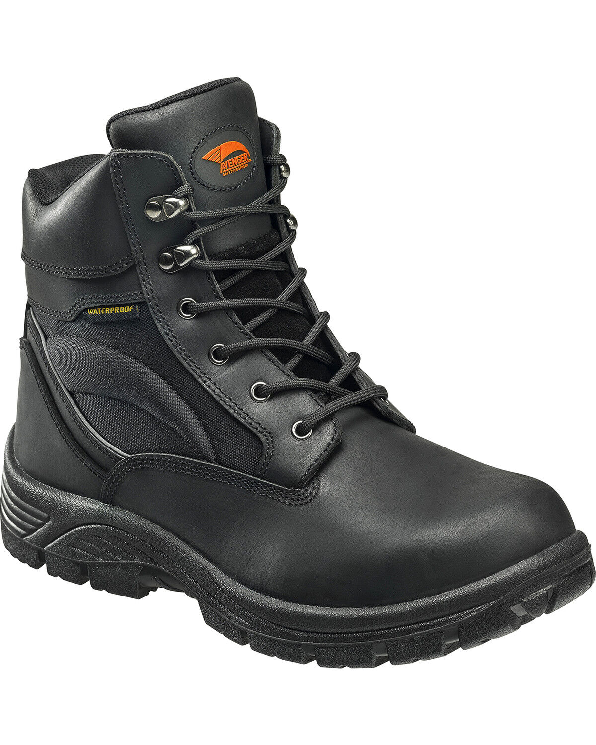 Men's Avenger Waterproof 6" Lace-Up Work Boots - Steel Toe