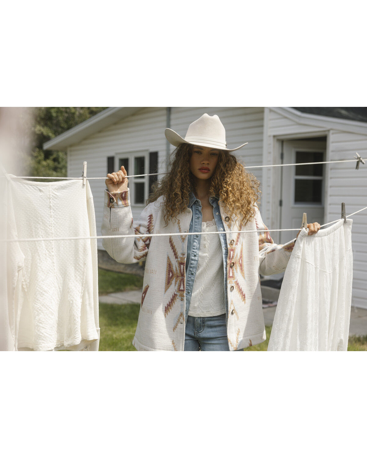 Women's Idyllwind Merritt Southwestern Button-Down Shacket