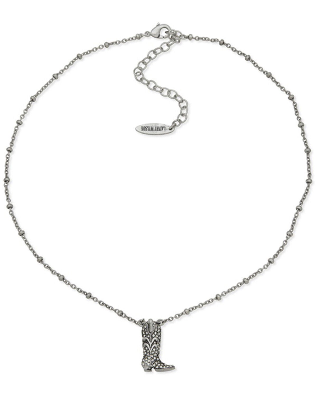 Women's Lainey Wilson Crystal Pavé Boot Pendant Necklace