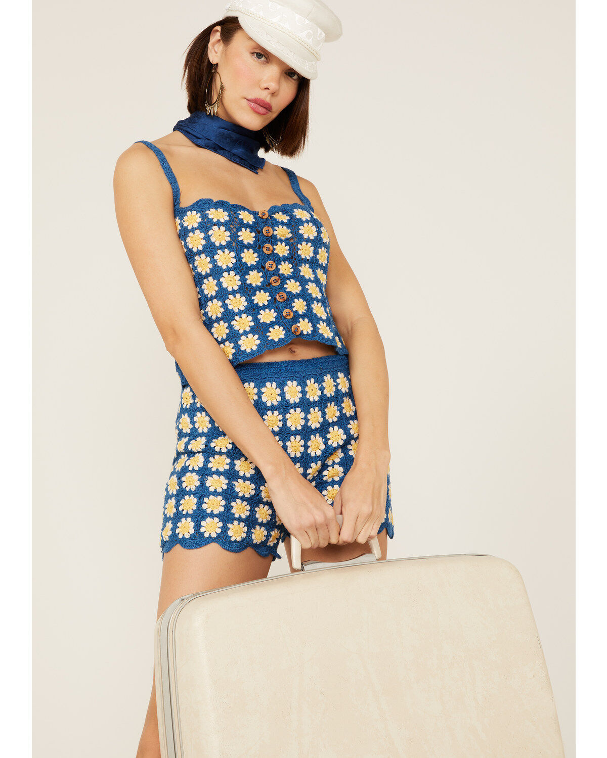 Women's Sadie & Sage Daisy Crochet - 2-Piece Set