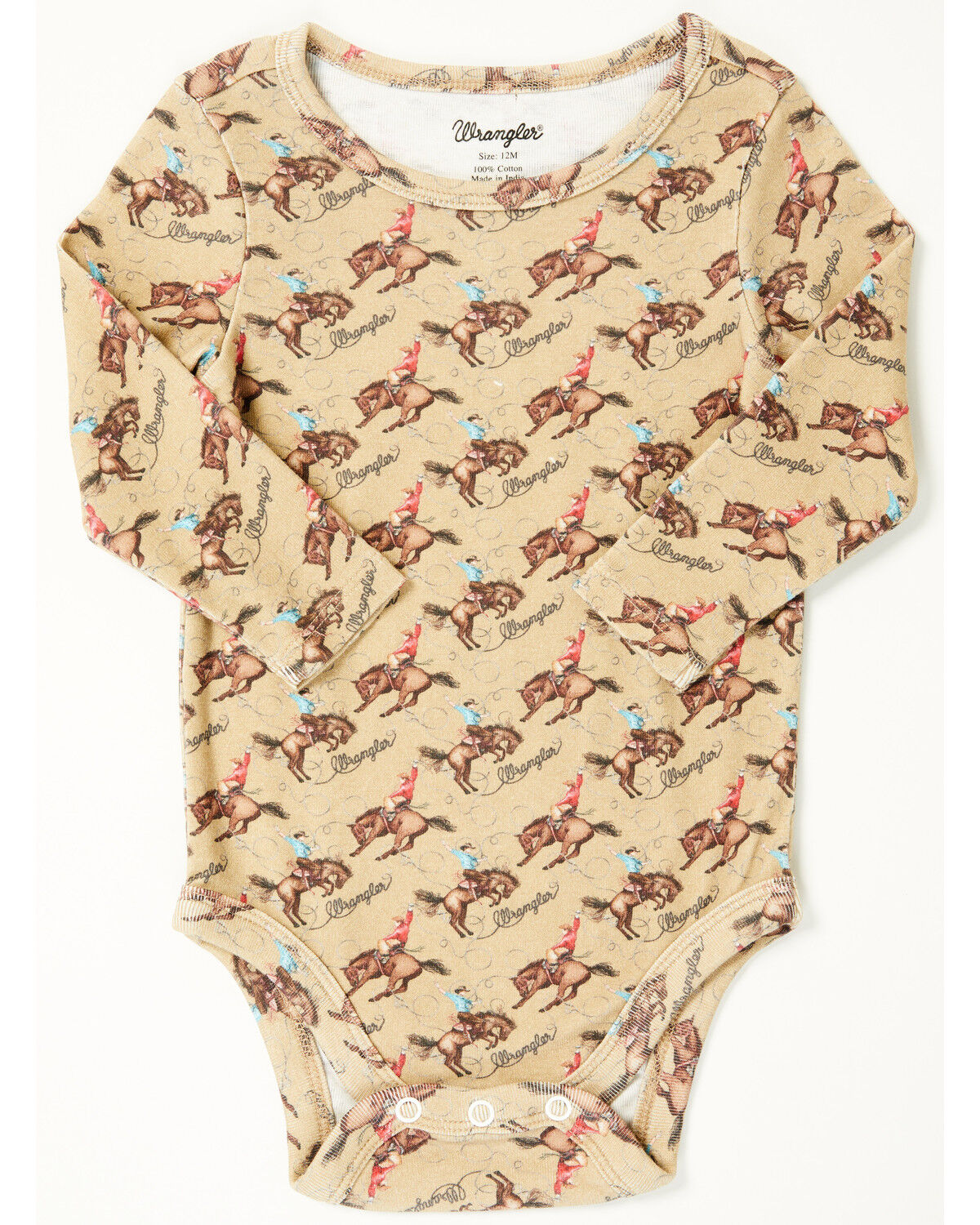 Boys' Wrangler Infant Horse Print Onesie