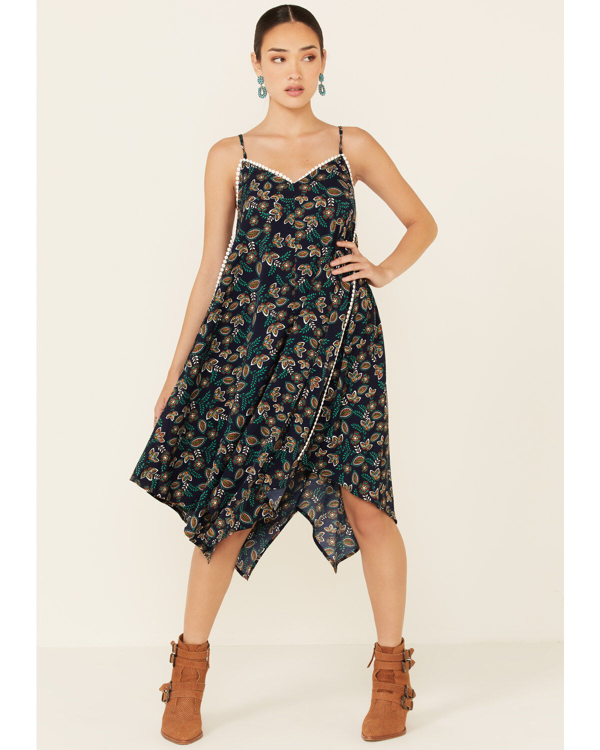 Women's Molly Bracken Hanky Hem Midi Dress