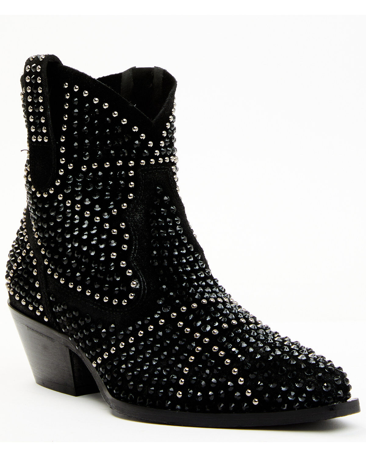 Women's Italian Cowboy Astra Studded Fashion Booties - Snip Toe