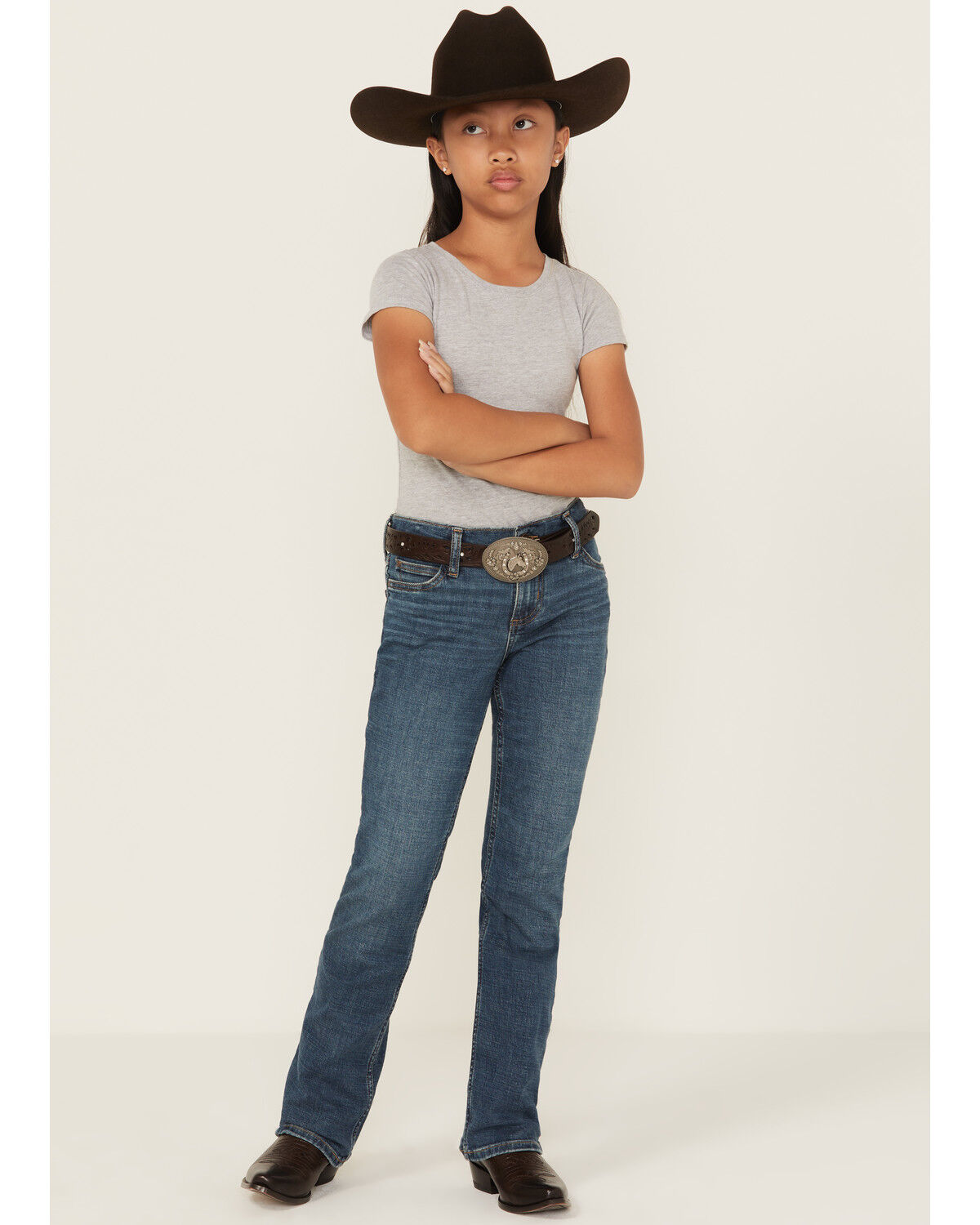Girls' Wrangler Bootcut Stretch Denim Jeans