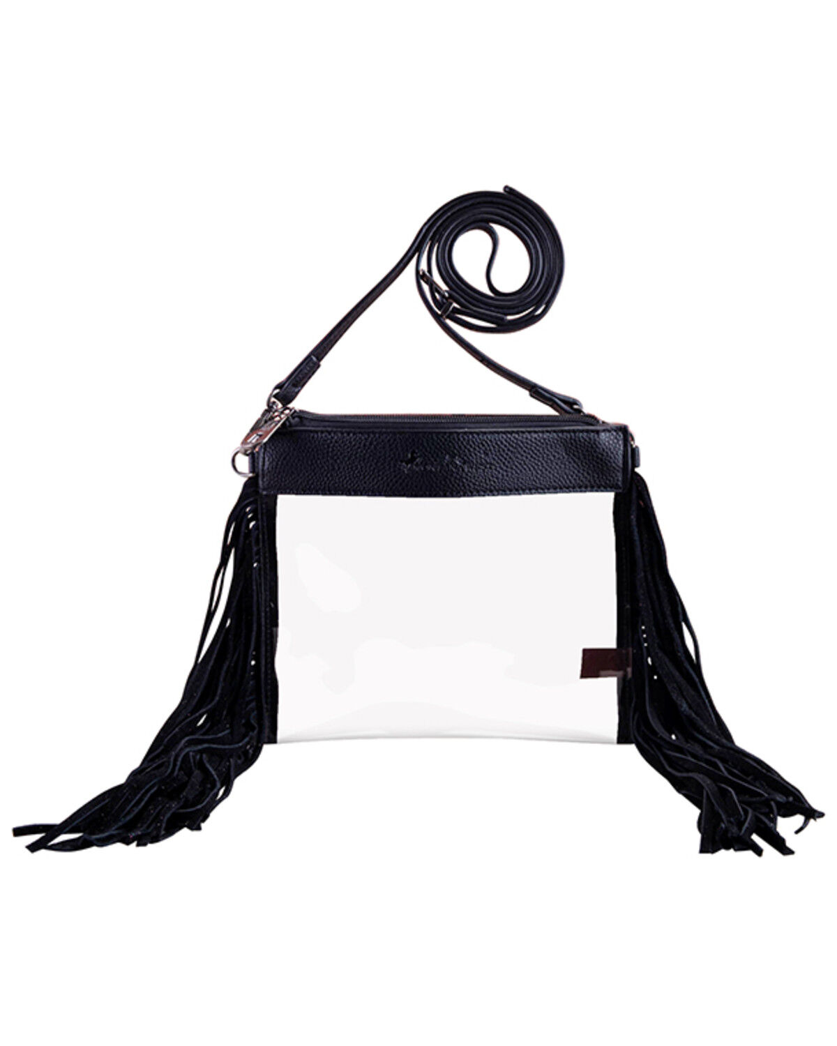 Women's Montana West Fringe Clear Crossbody Bag