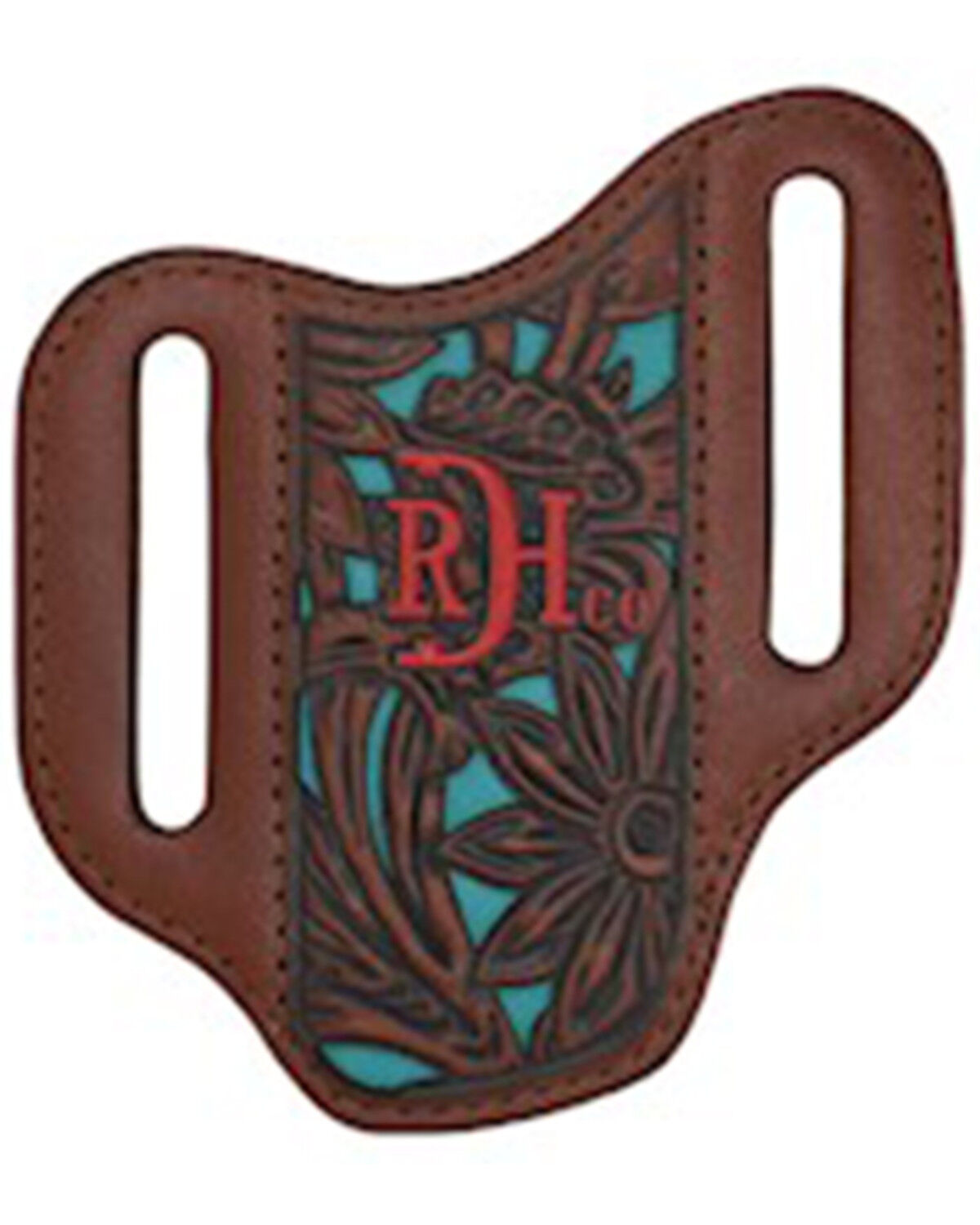 Men's Red Dirt Hat Tooled Leather Pancake Knife Sheath