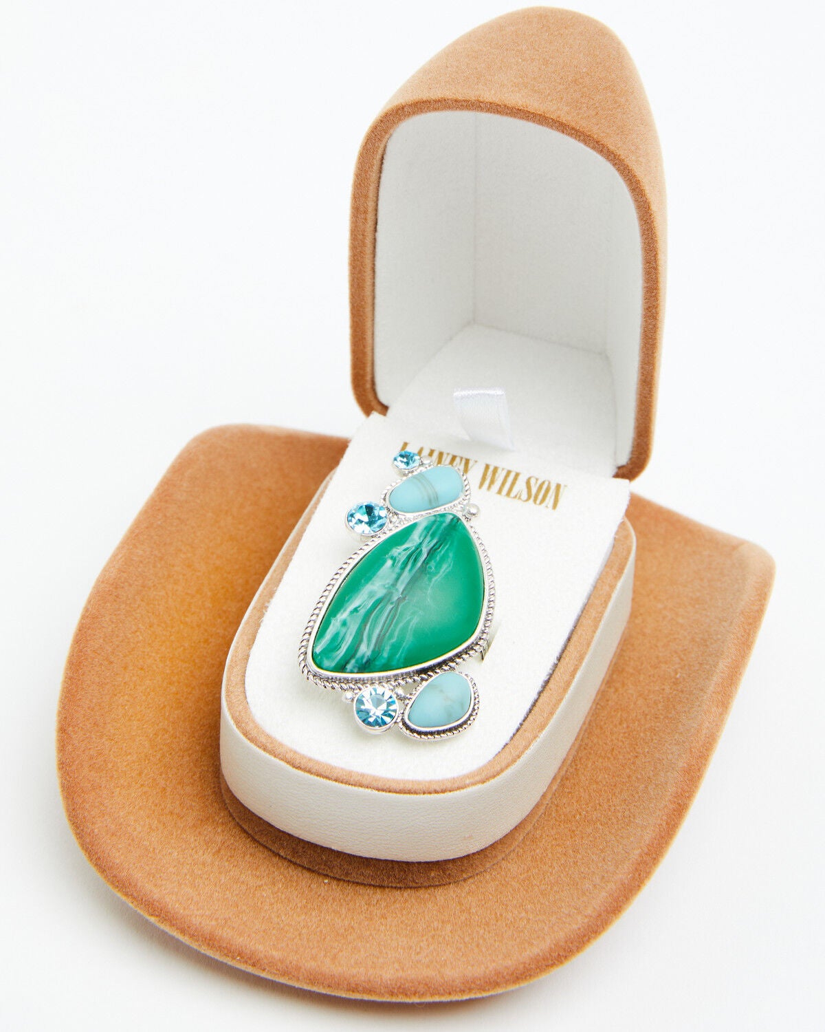 Women's Lainey Wilson Adjustable Stone Cluster Ring