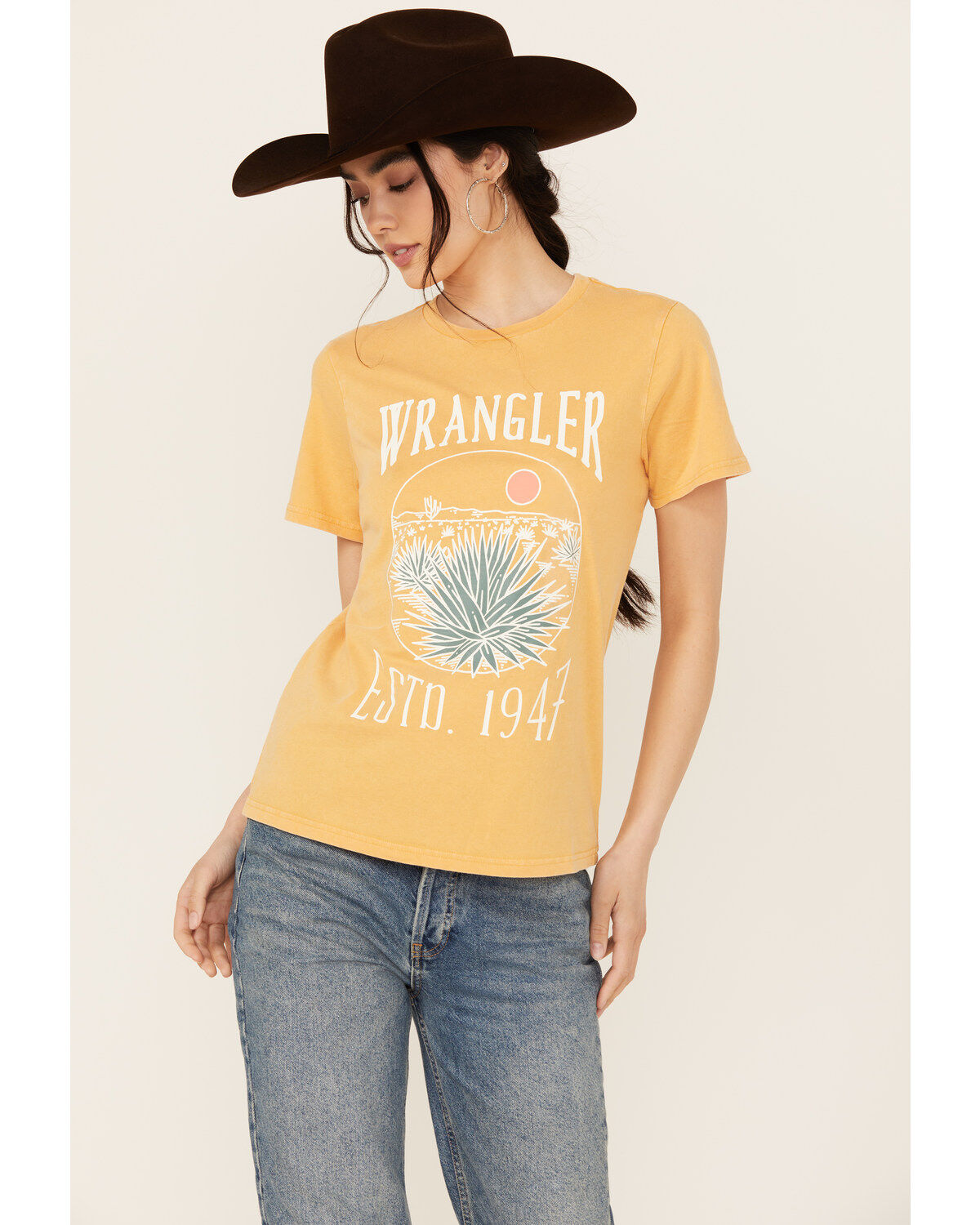 Women's Wrangler Boot Barn Exclusive Desert Short Sleeve Graphic Tee