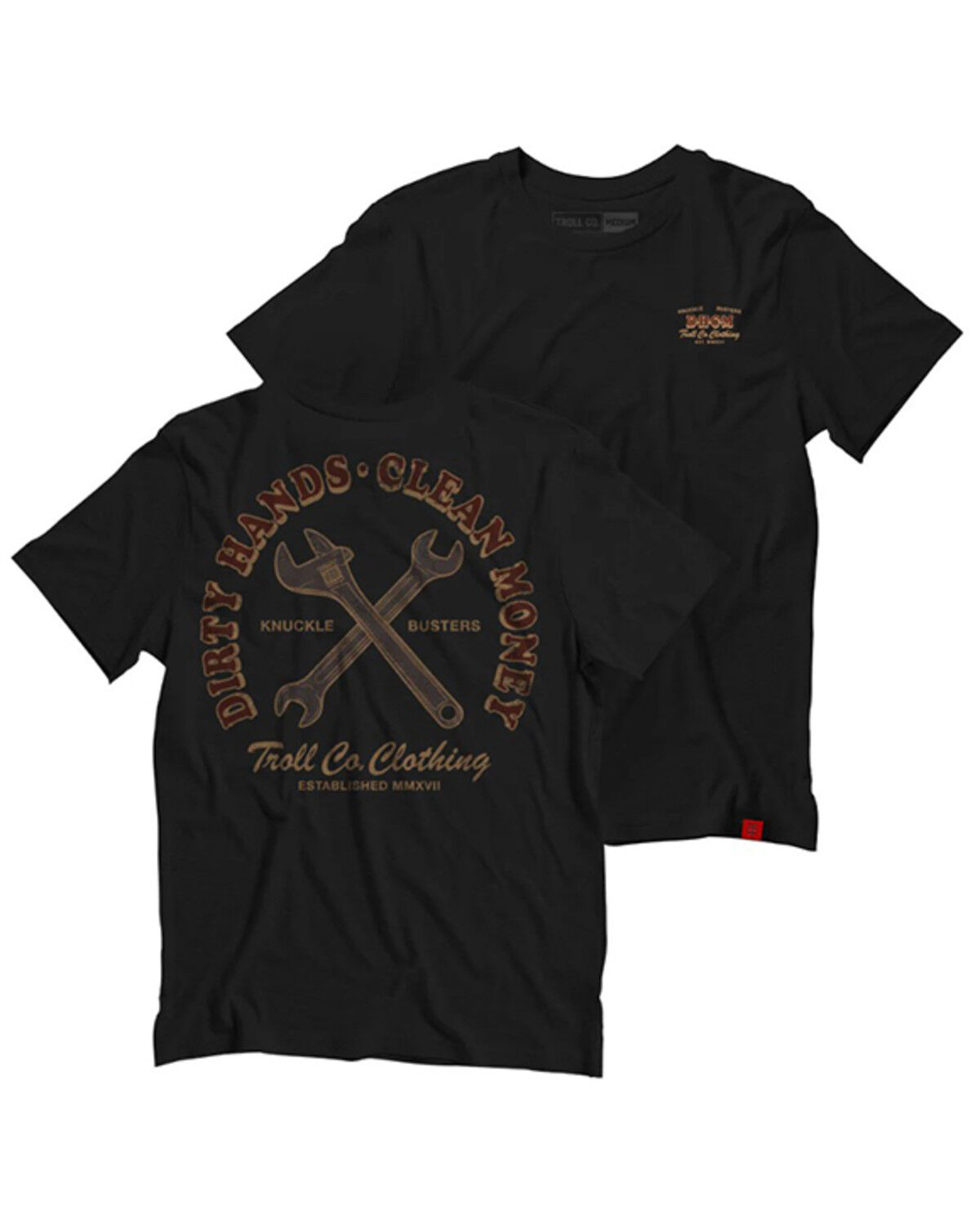 Men's Troll Co Retro Knuckle Buster Short Sleeve Graphic T-Shirt