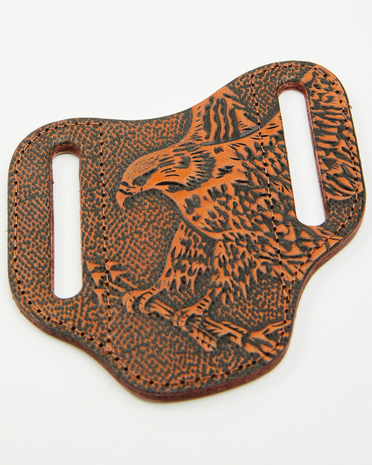 Justin Eagle Leather Pancake Knife Sheath