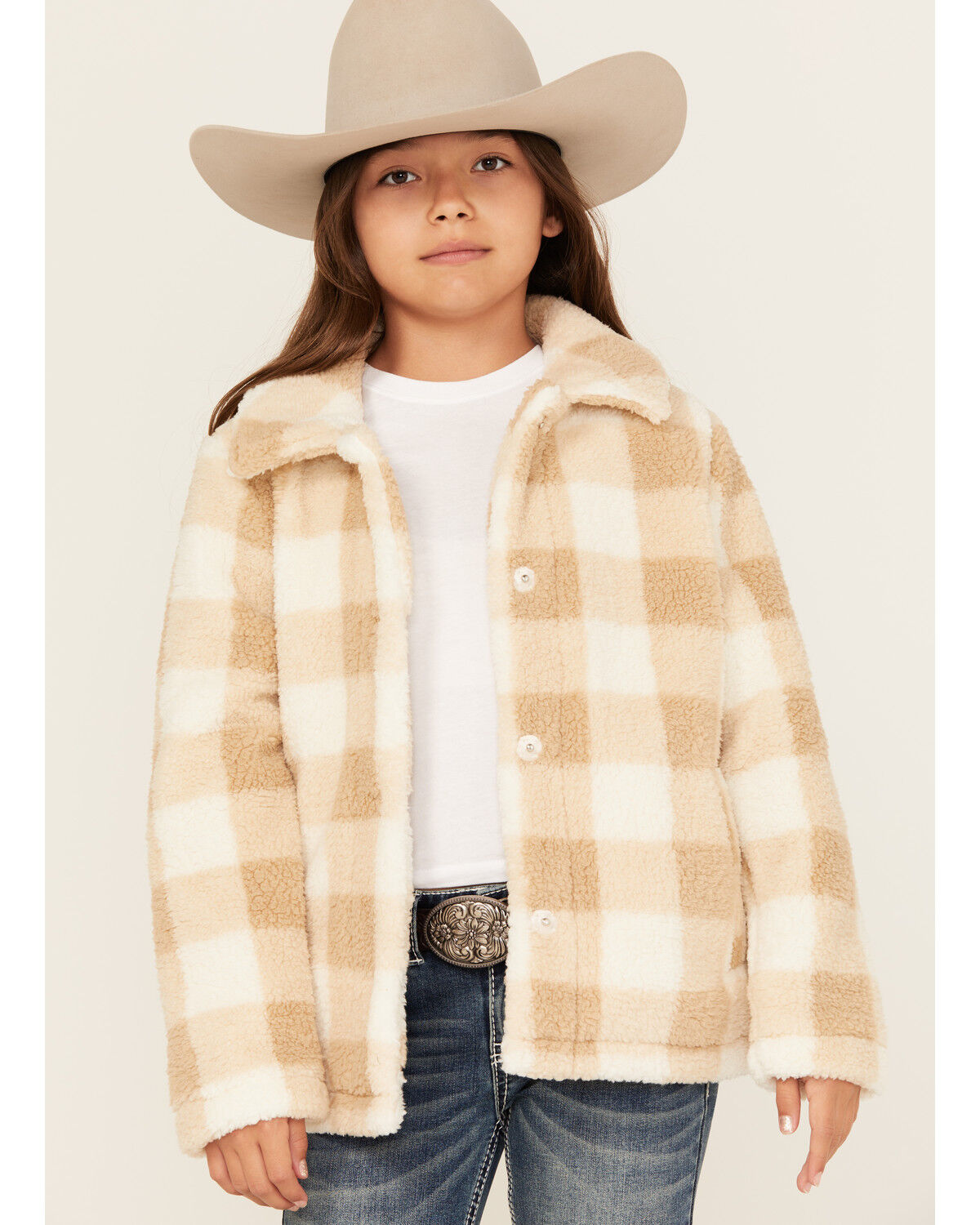 Girls' Urban Republic Plaid Print Shacket