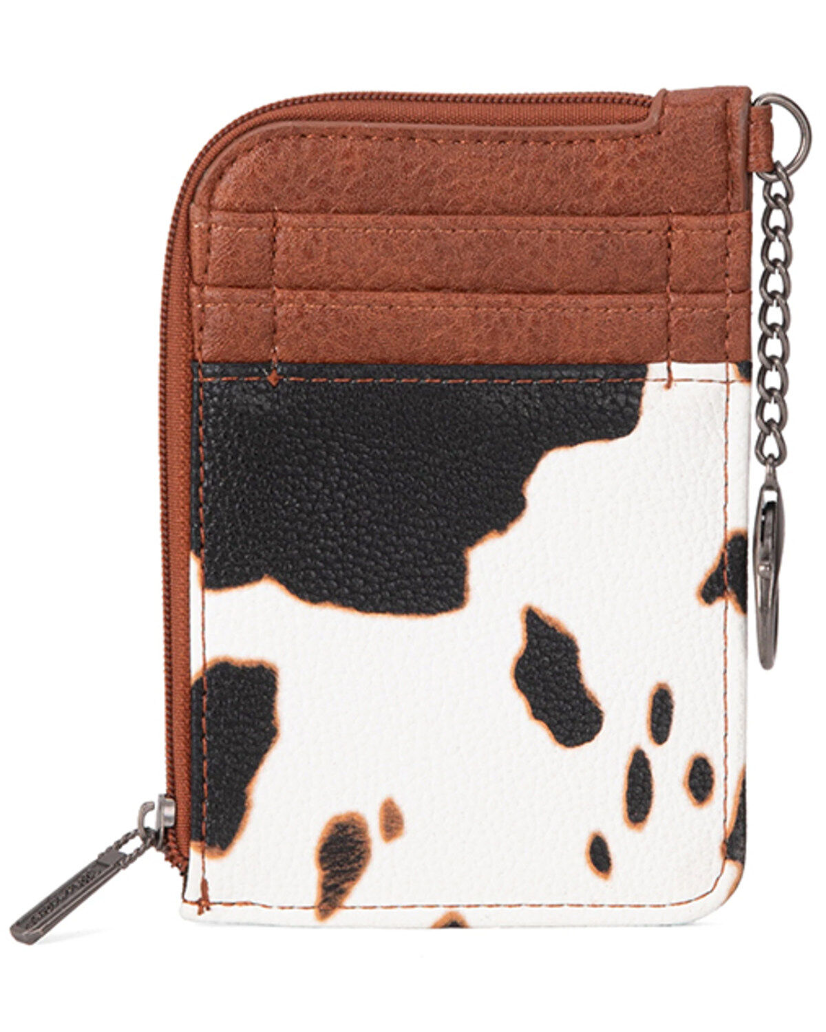Women's Wrangler Cow Print Credit Card Wallet